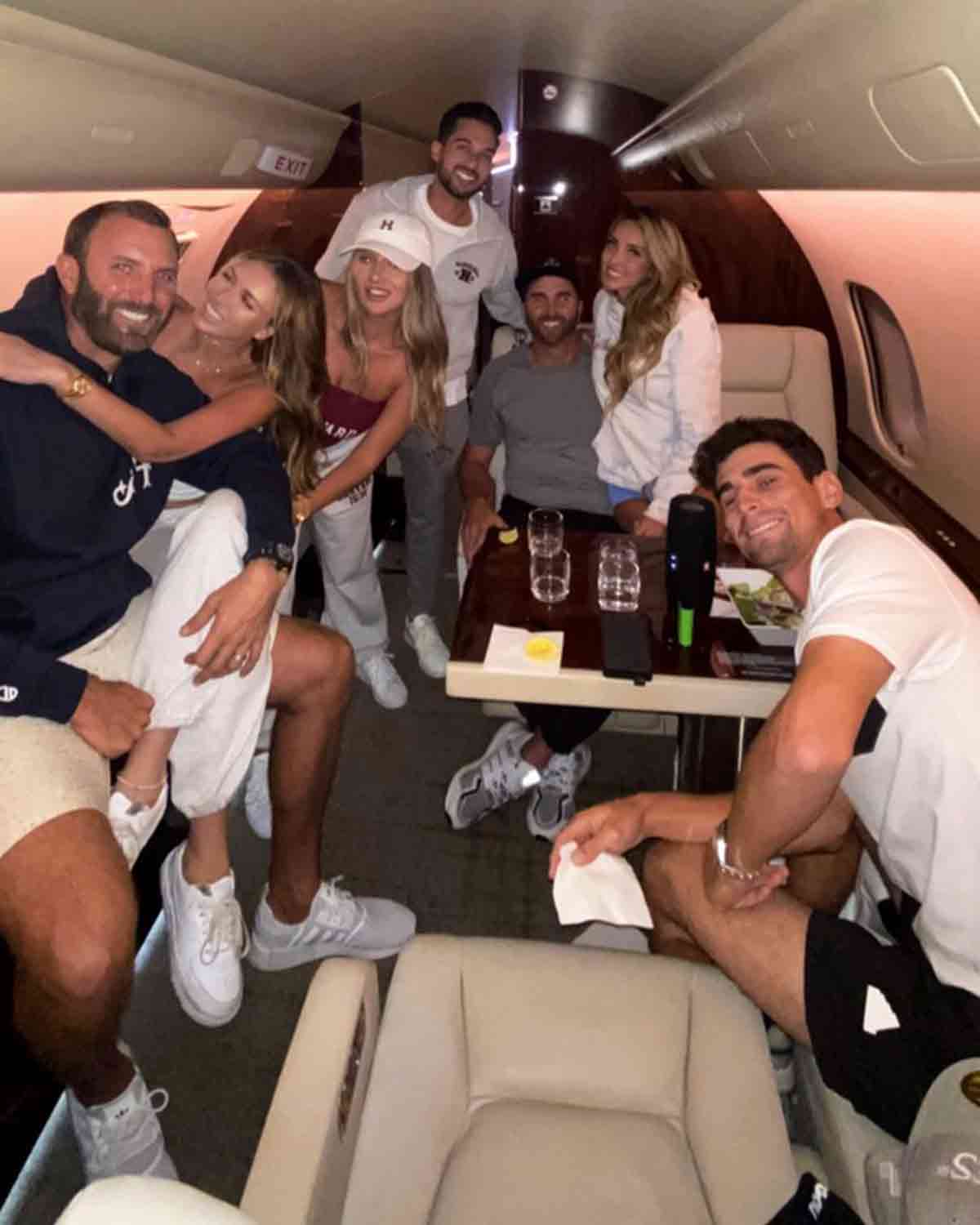 DJ's flight home