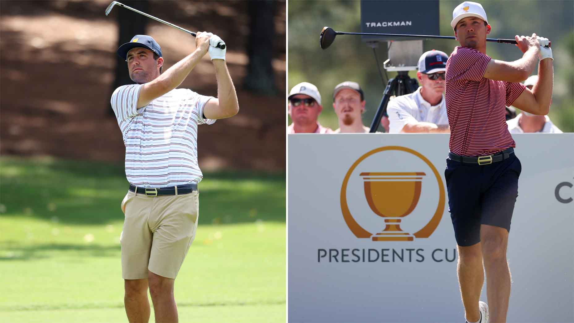 scottie scheffler and sam burns swing