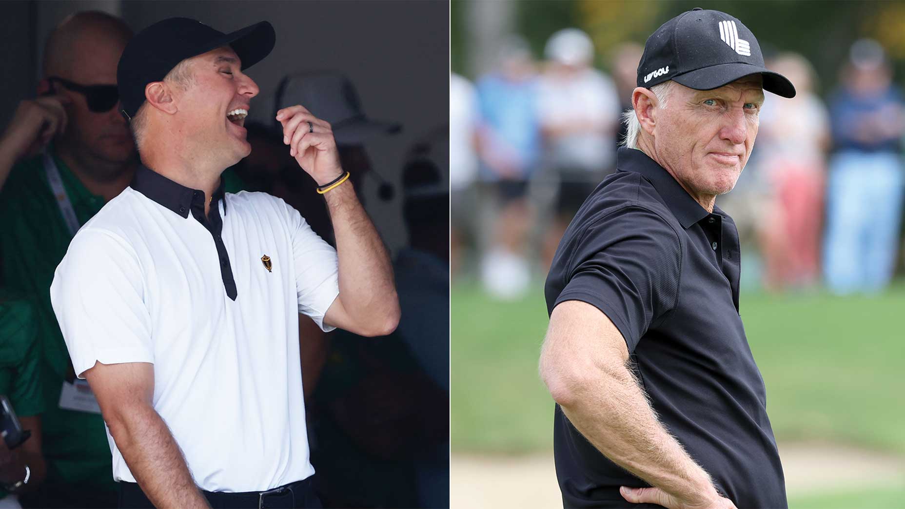 Trevor immelman and greg norman.