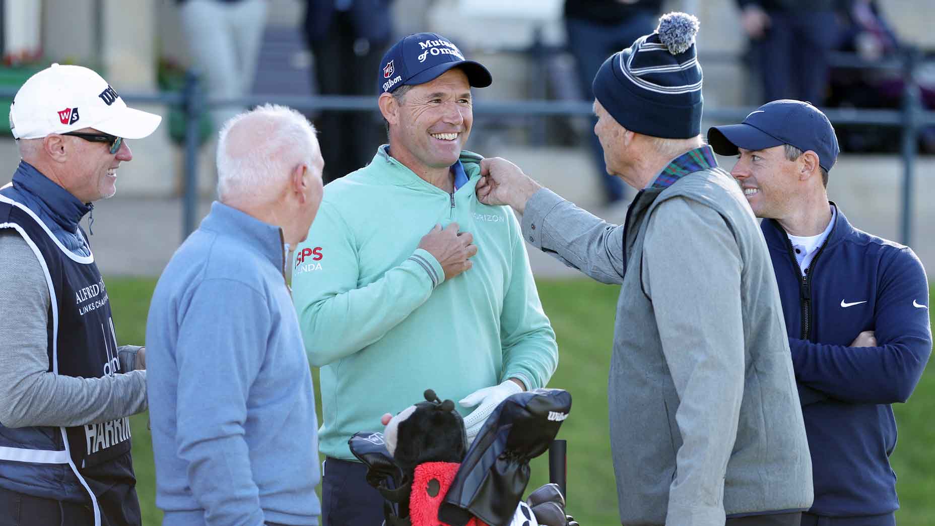 Gerry McIlroy, Padraig Harrington, Bill Murray, Rory McIlroy