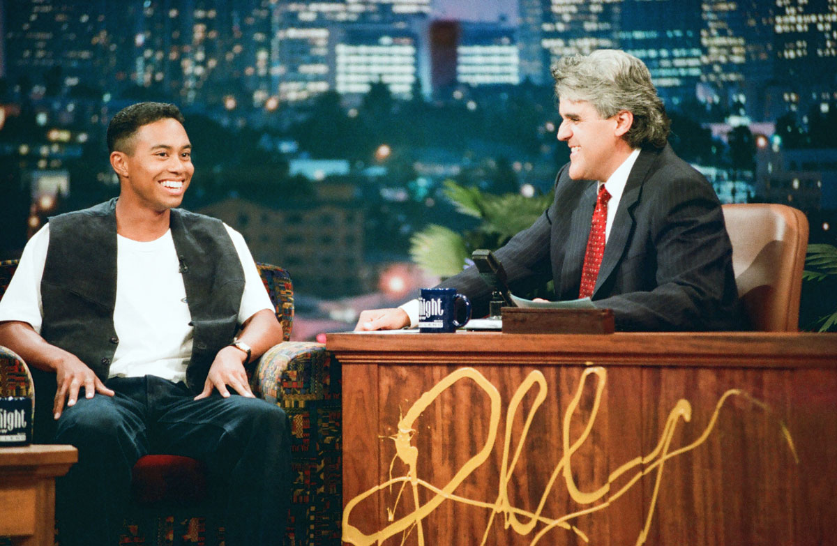 Tiger with Jay Leno