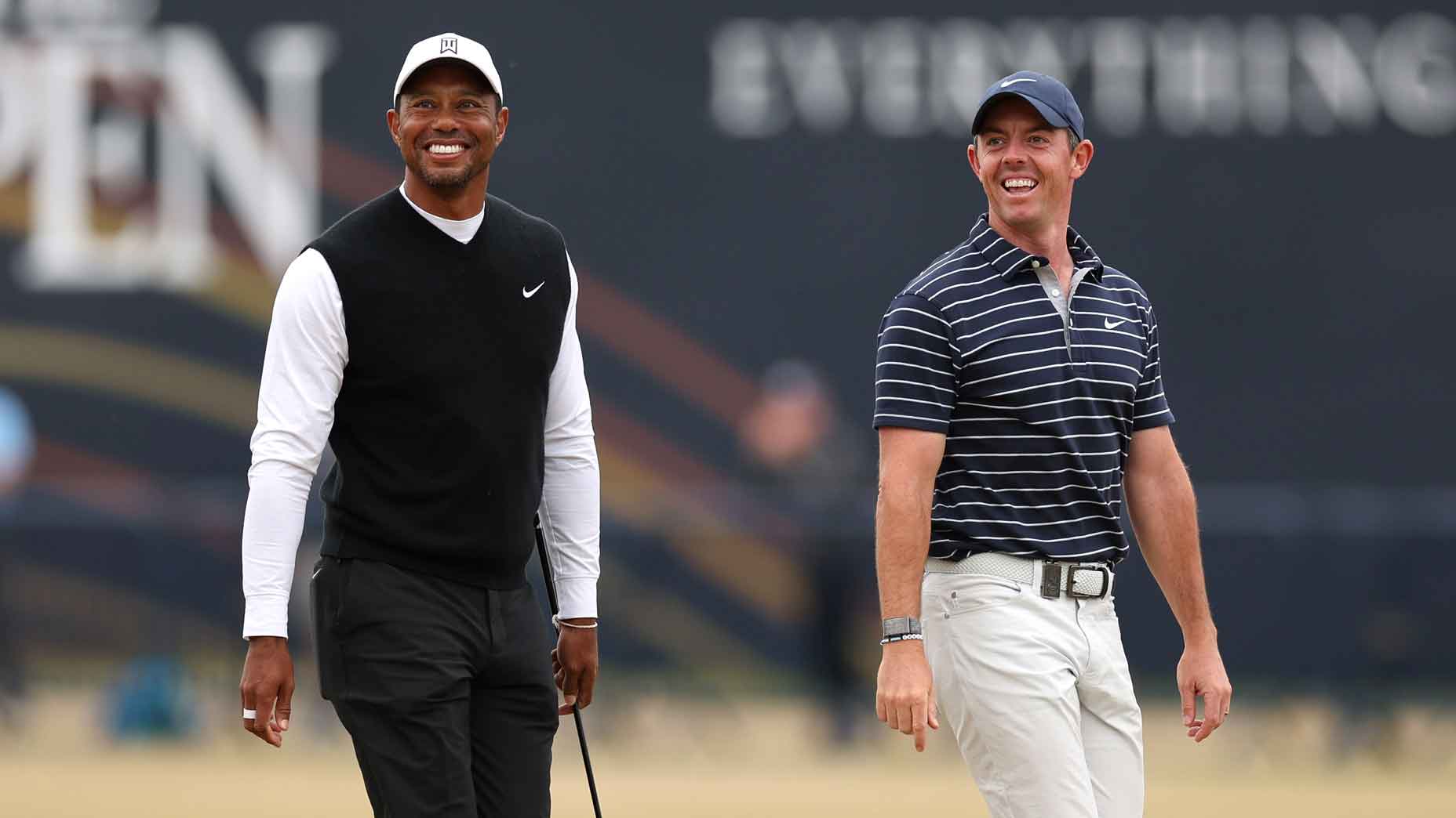 Tiger Woods, Rory McIlroy