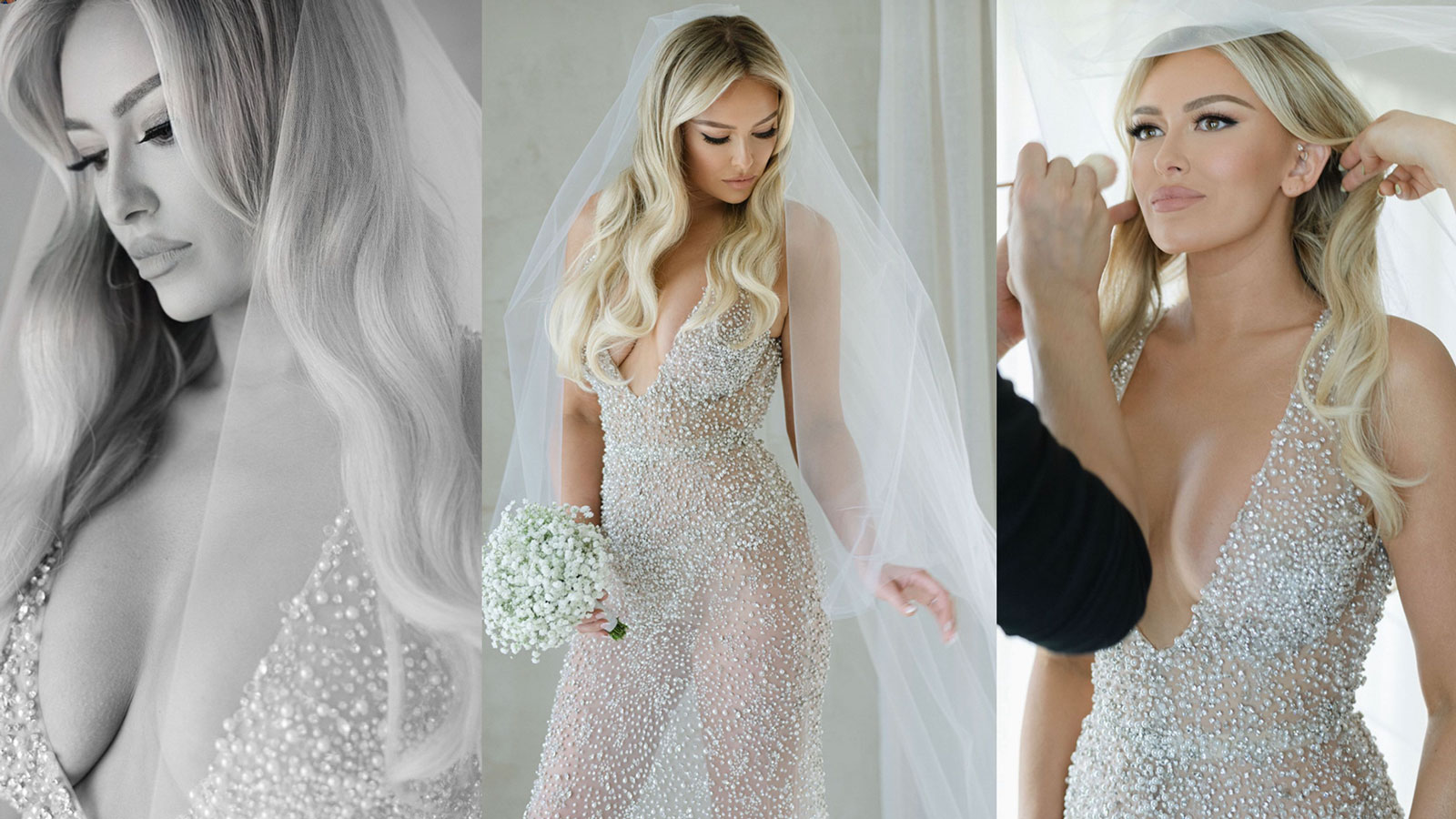 Paulina Gretzky on her wedding day