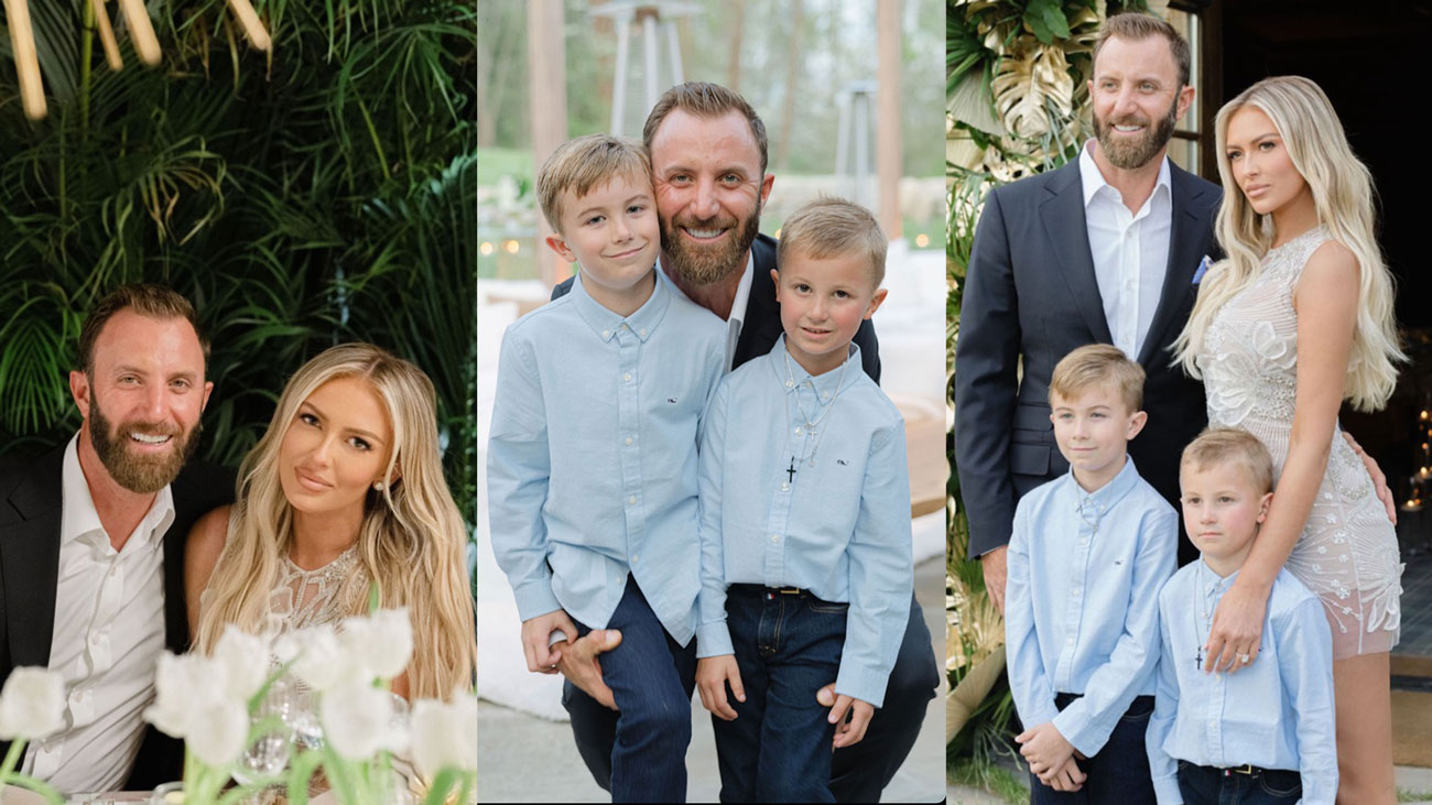 The Gretzky-Johnson family at the rehearsal dinner