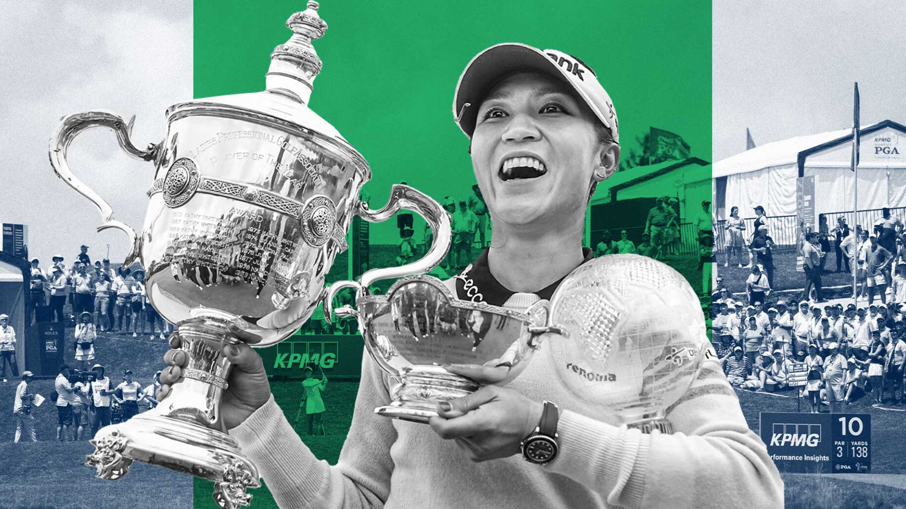 lydia ko holds trophy