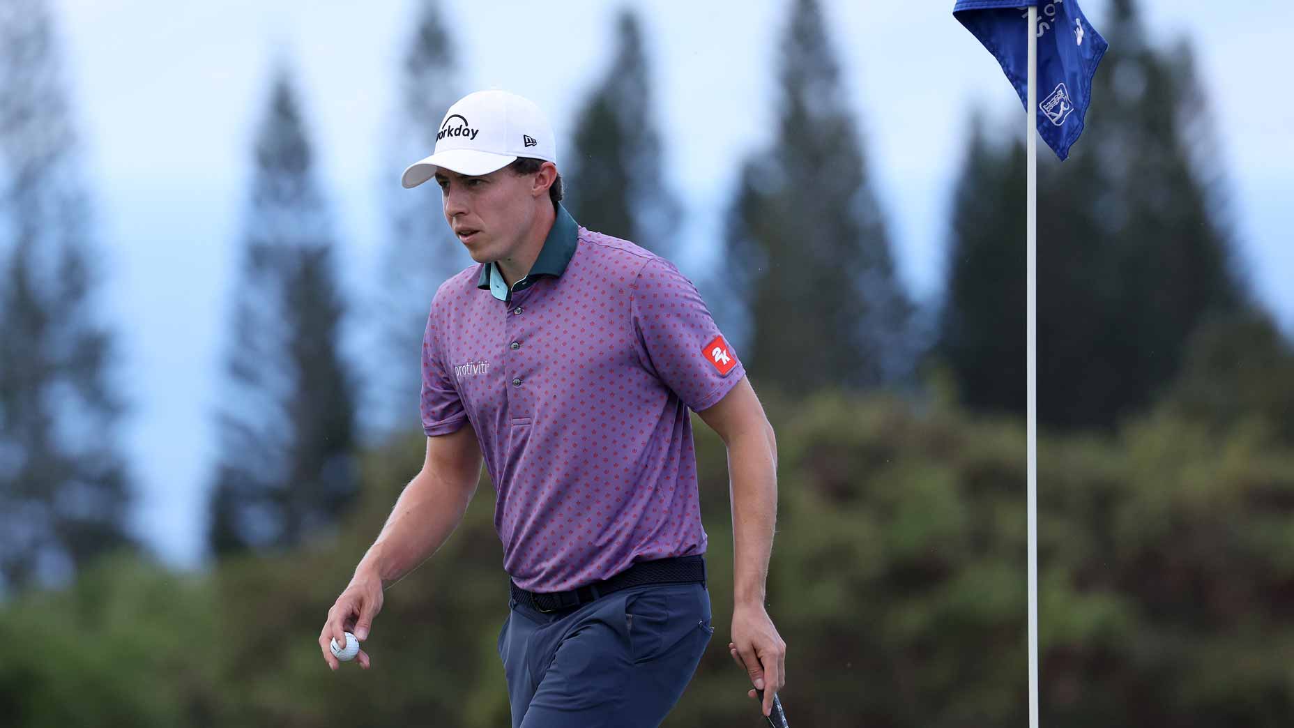 Matthew Fitzpatrick in Hawaii.