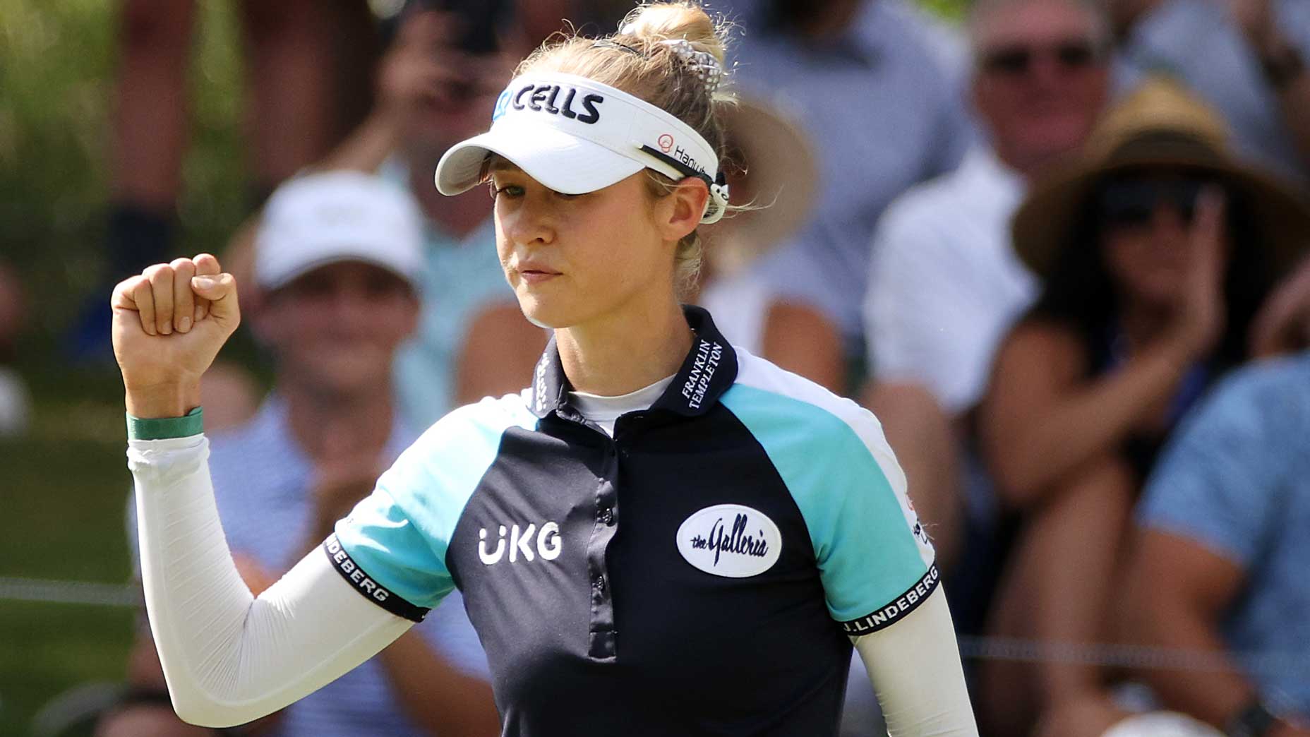 nelly korda fist pumps