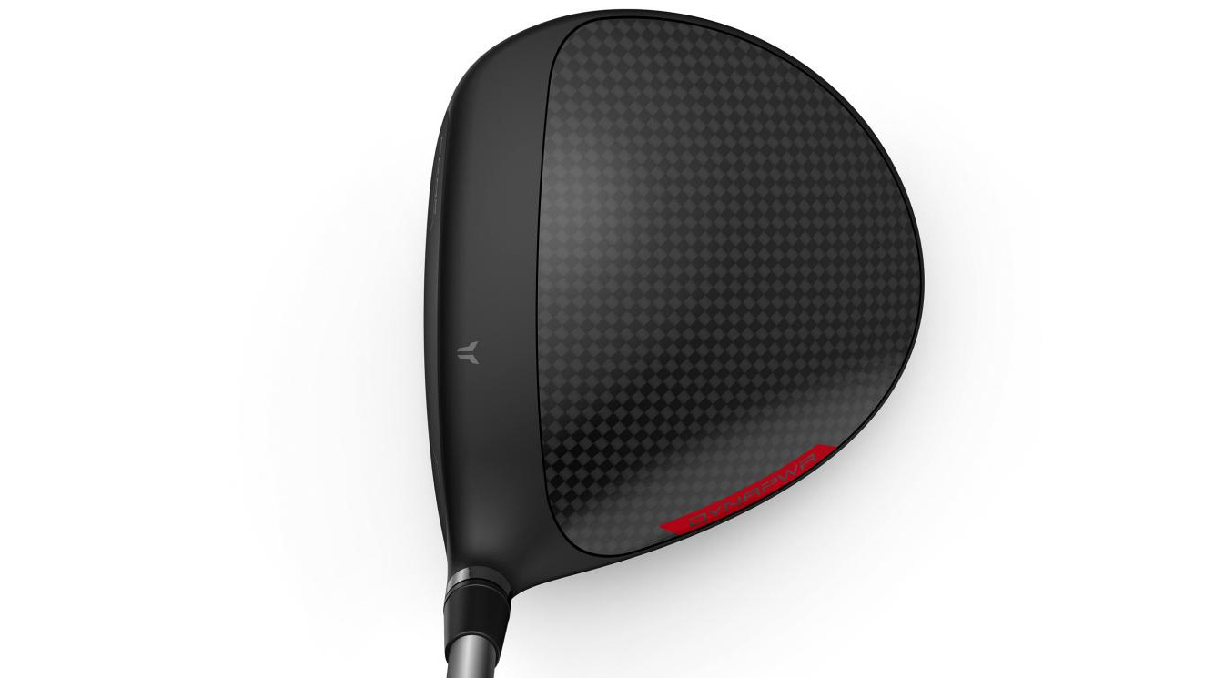 Wilson Dynapower Carbon driver at address