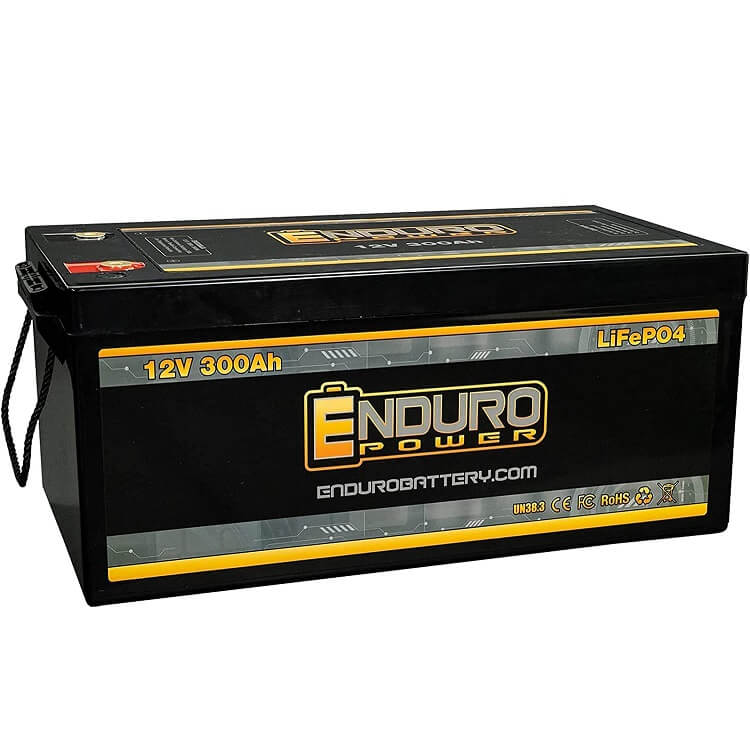 Enduro Power Baja Series 12V 300Ah Deep Cycle Lithium Battery