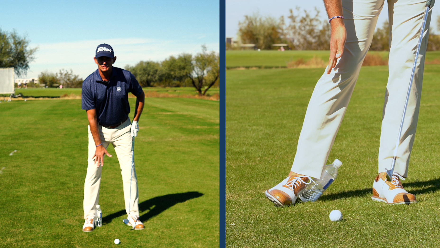 GOLF Top 100 Teacher Jason Baile says trying this water bottle drill can help eliminate early extension in your golf swing. Here's how