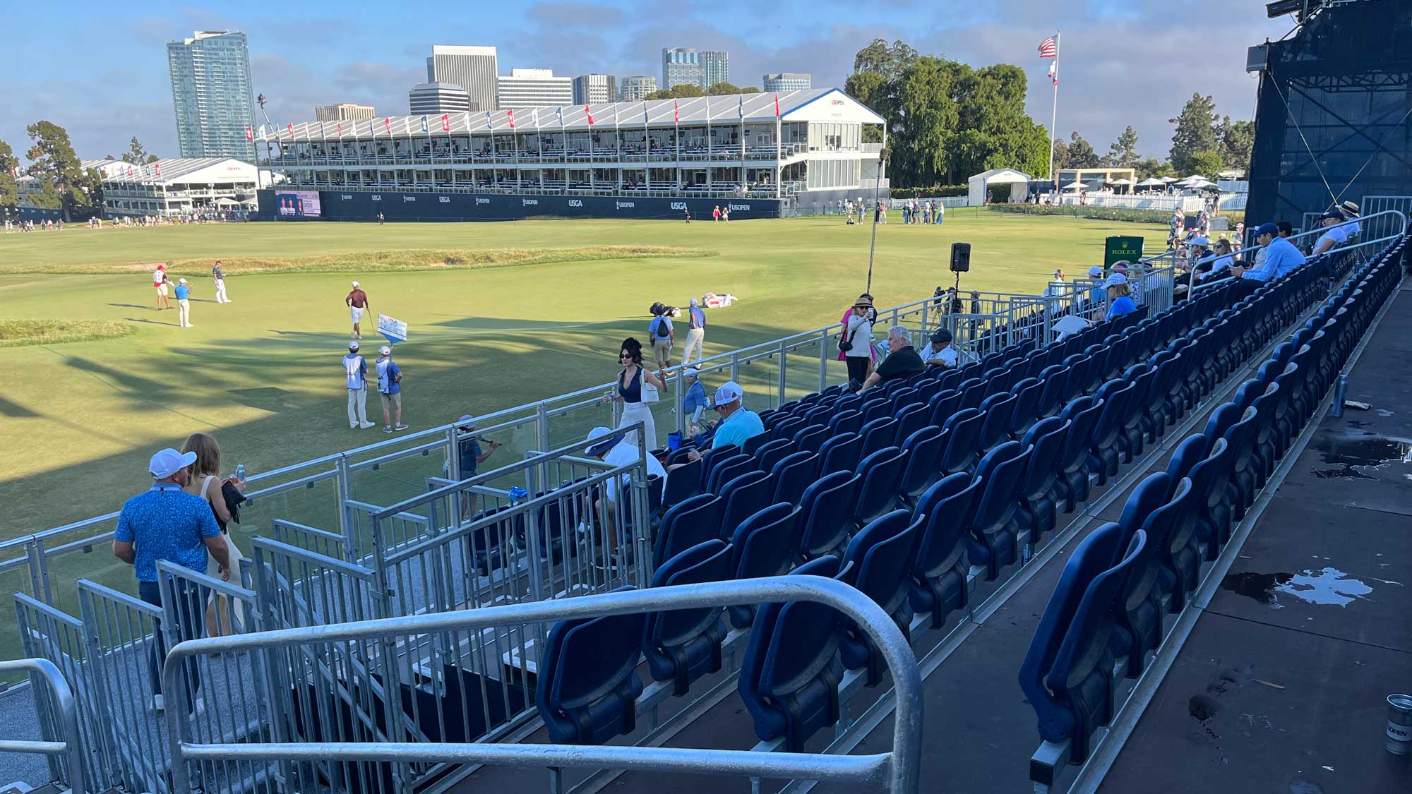 fans at us open