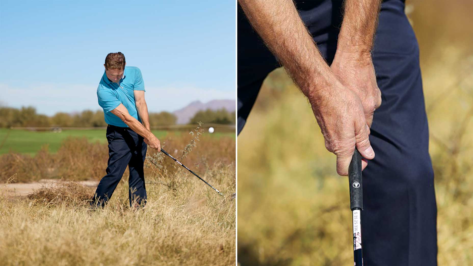 jeff smith demonstrates technique for deep rough
