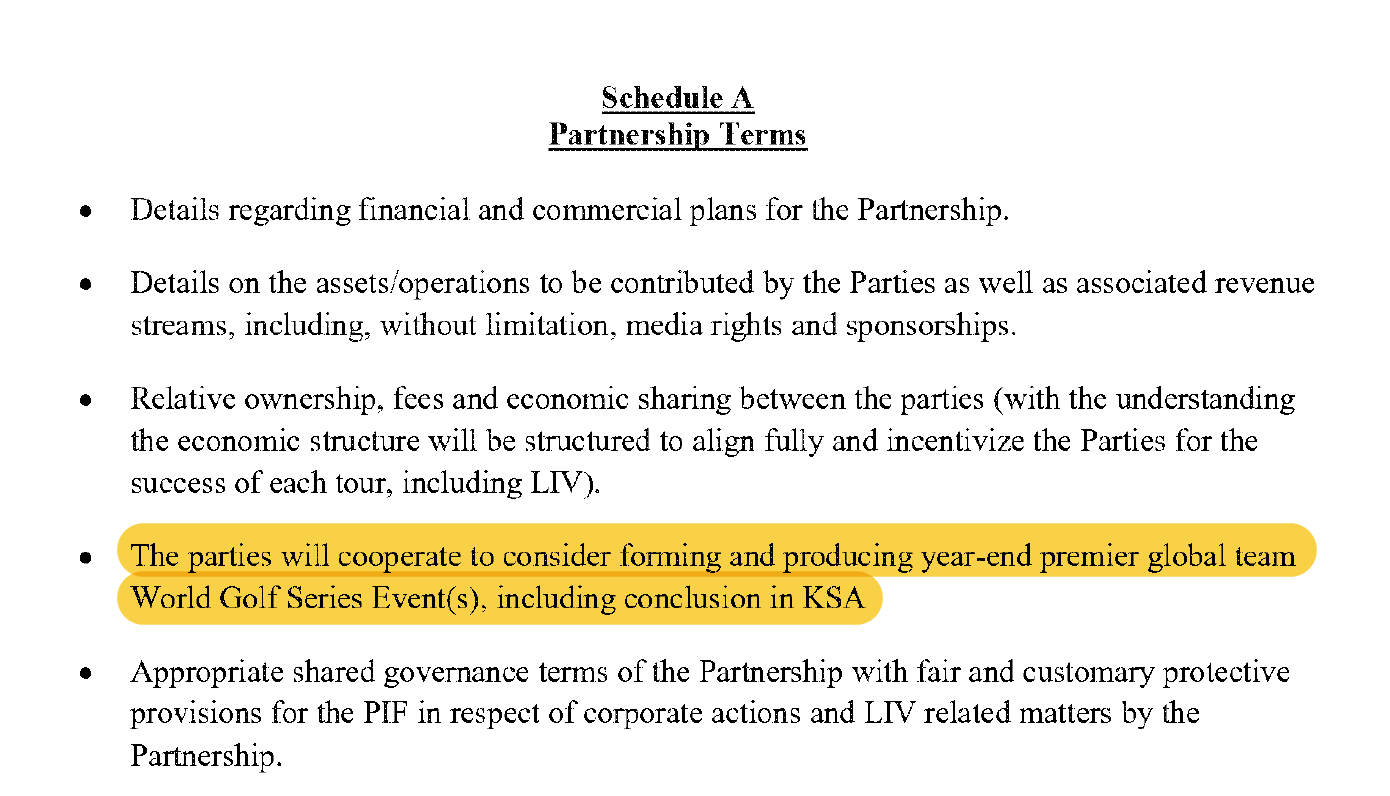 PGA Tour investigation