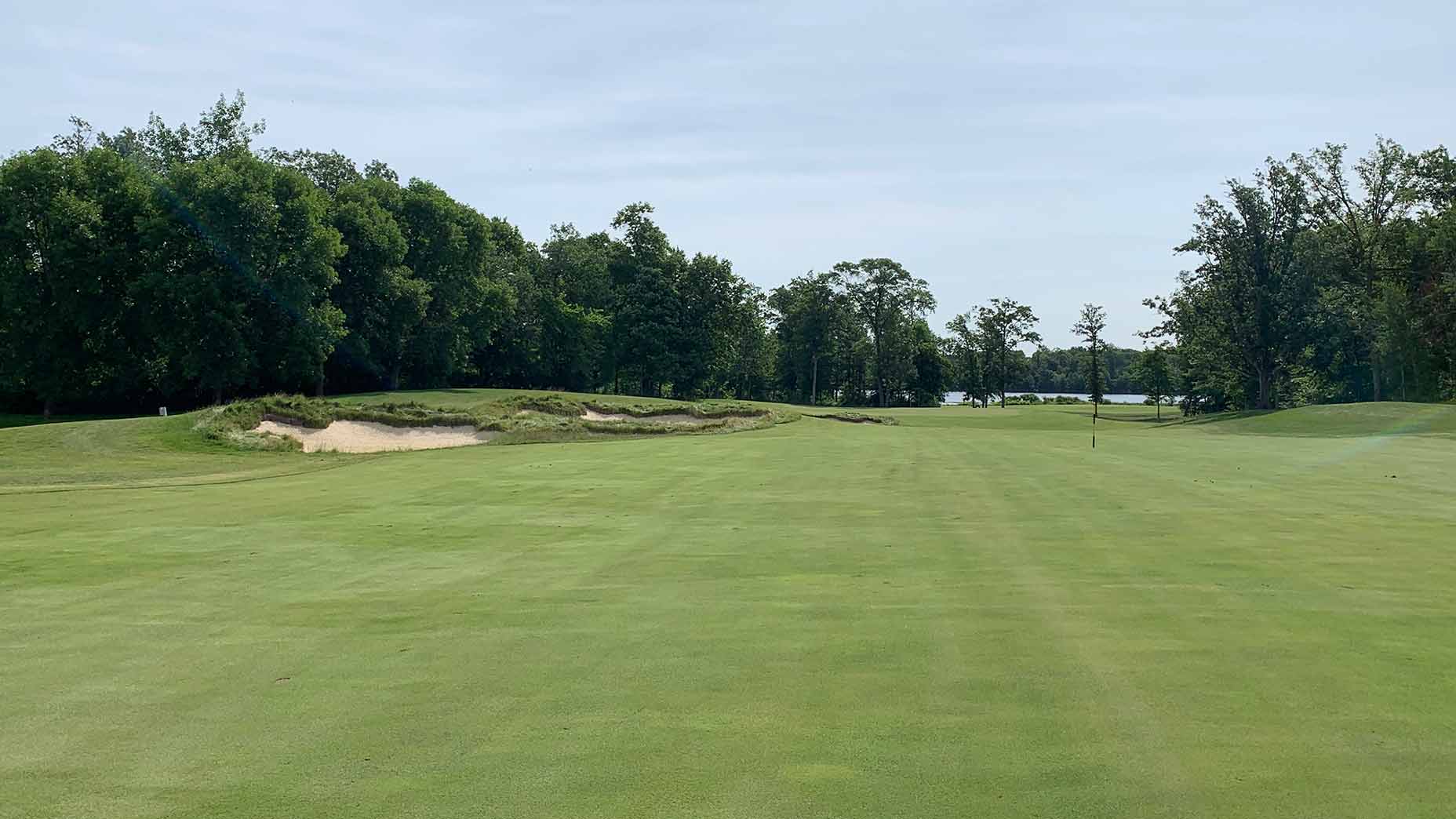 The first hole at Cragun's Dutch course