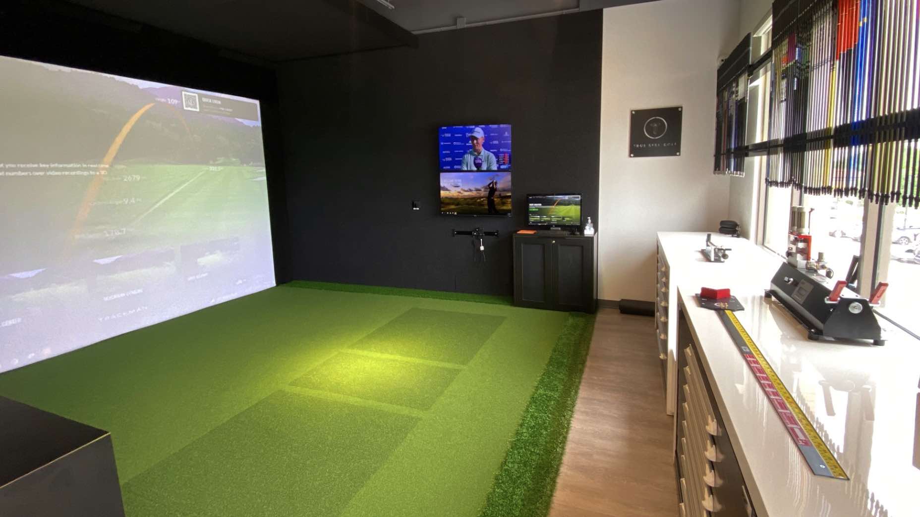 True Spec Golf hitting bay