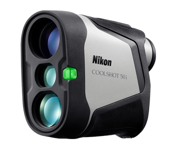 Nikon Coolshot 50i - black and white handheld rangefinder for golf