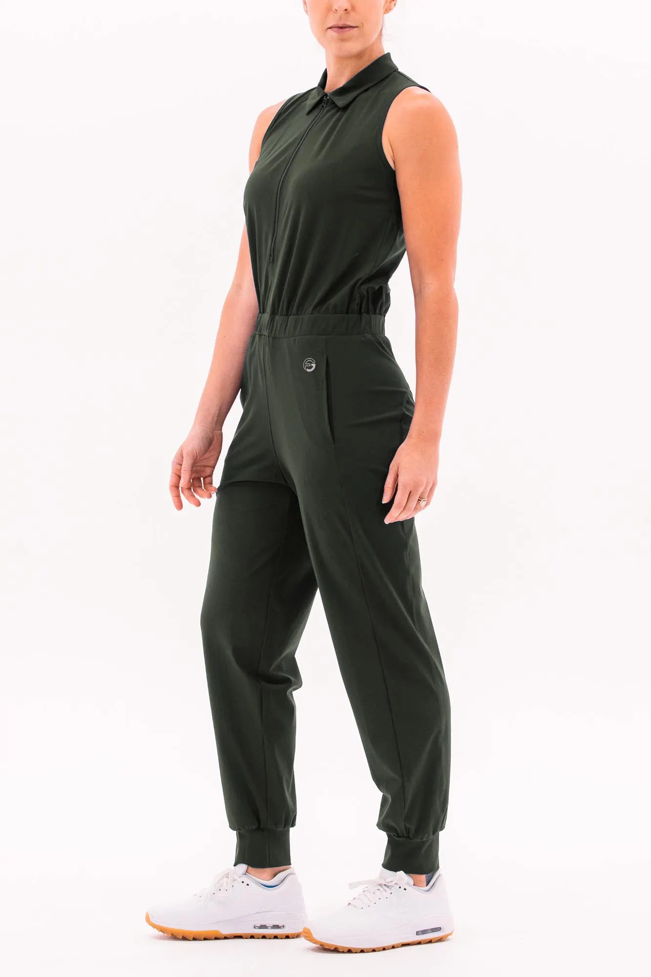 Foray Golf Sleeveless Long Jump Suit