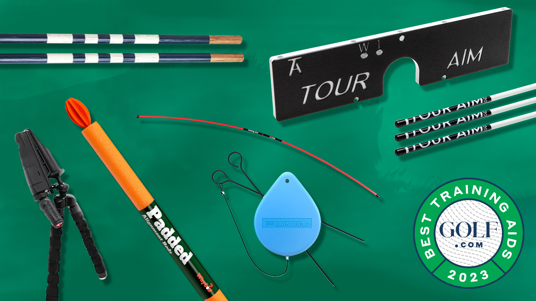 Check out GOLF&rsquo;s picks for the hottest brands and most useful items from 2023. Which one of these best golf alignment sticks do you prefer?