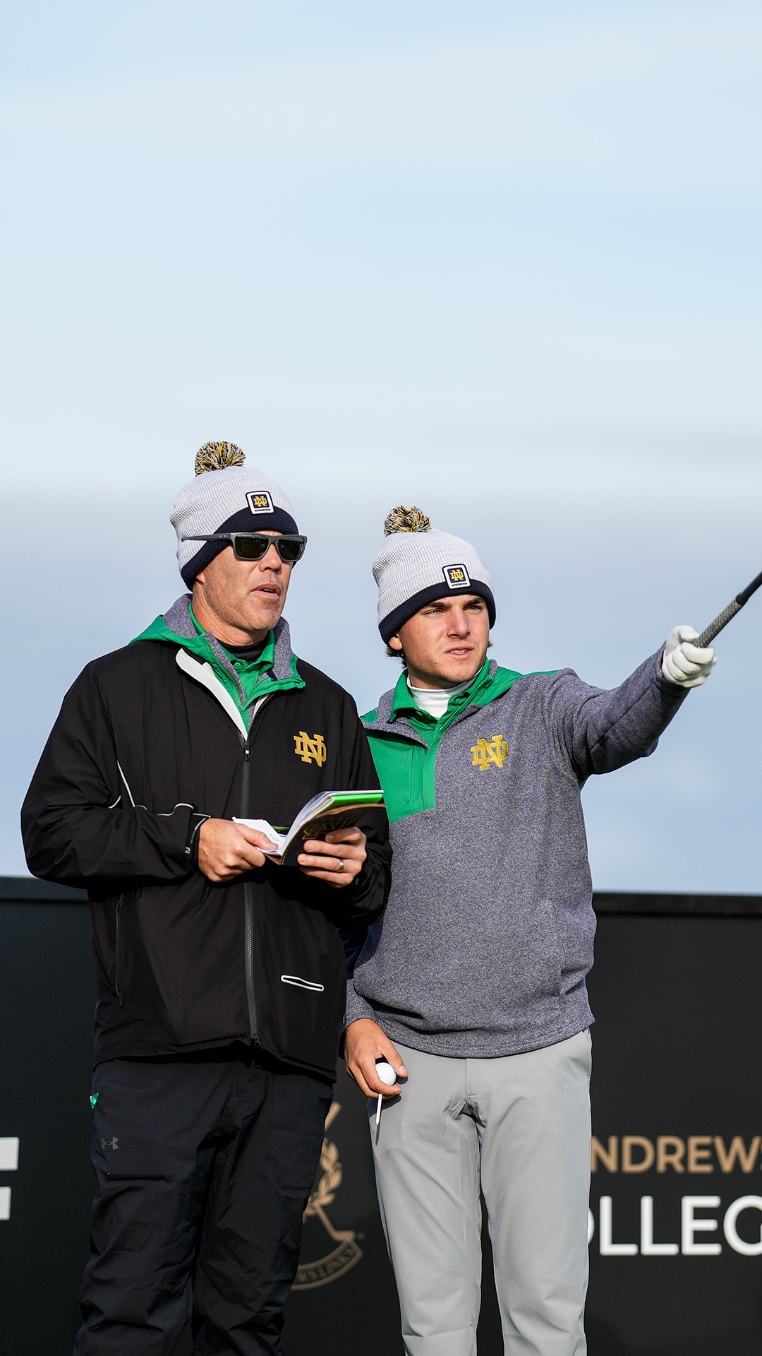 Head Coach John Handrigan with freshman Rocco Salvatti