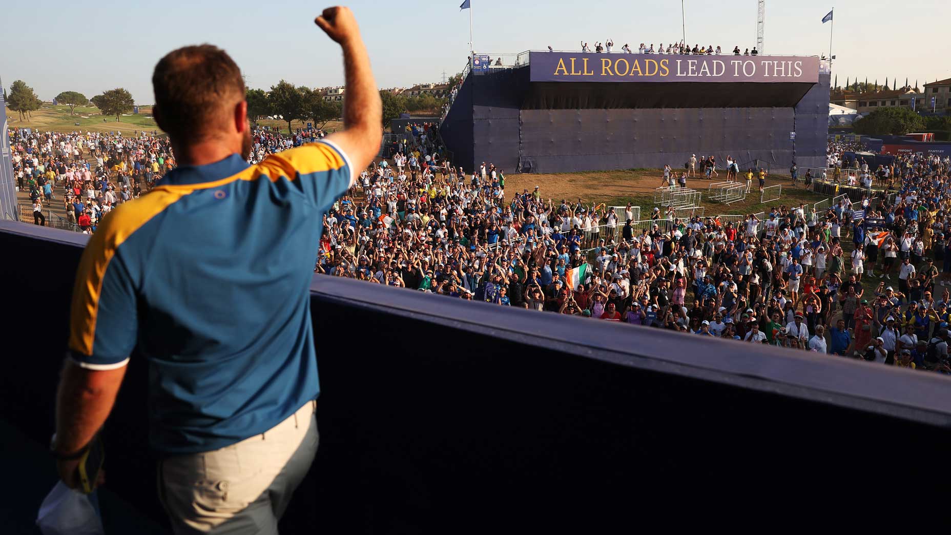 Tyrrell Hatton at the 2023 Ryder Cup.