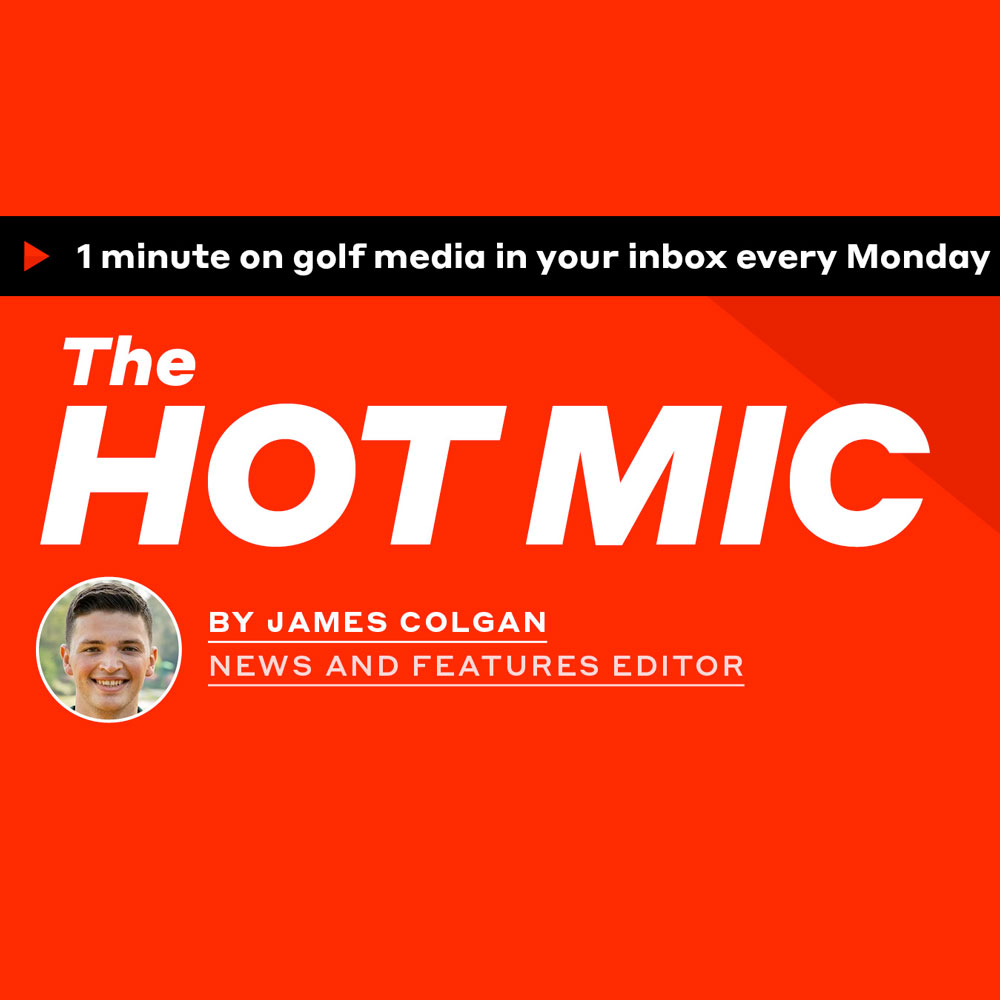 GOLF Hot Mic newsletter sign up promotion