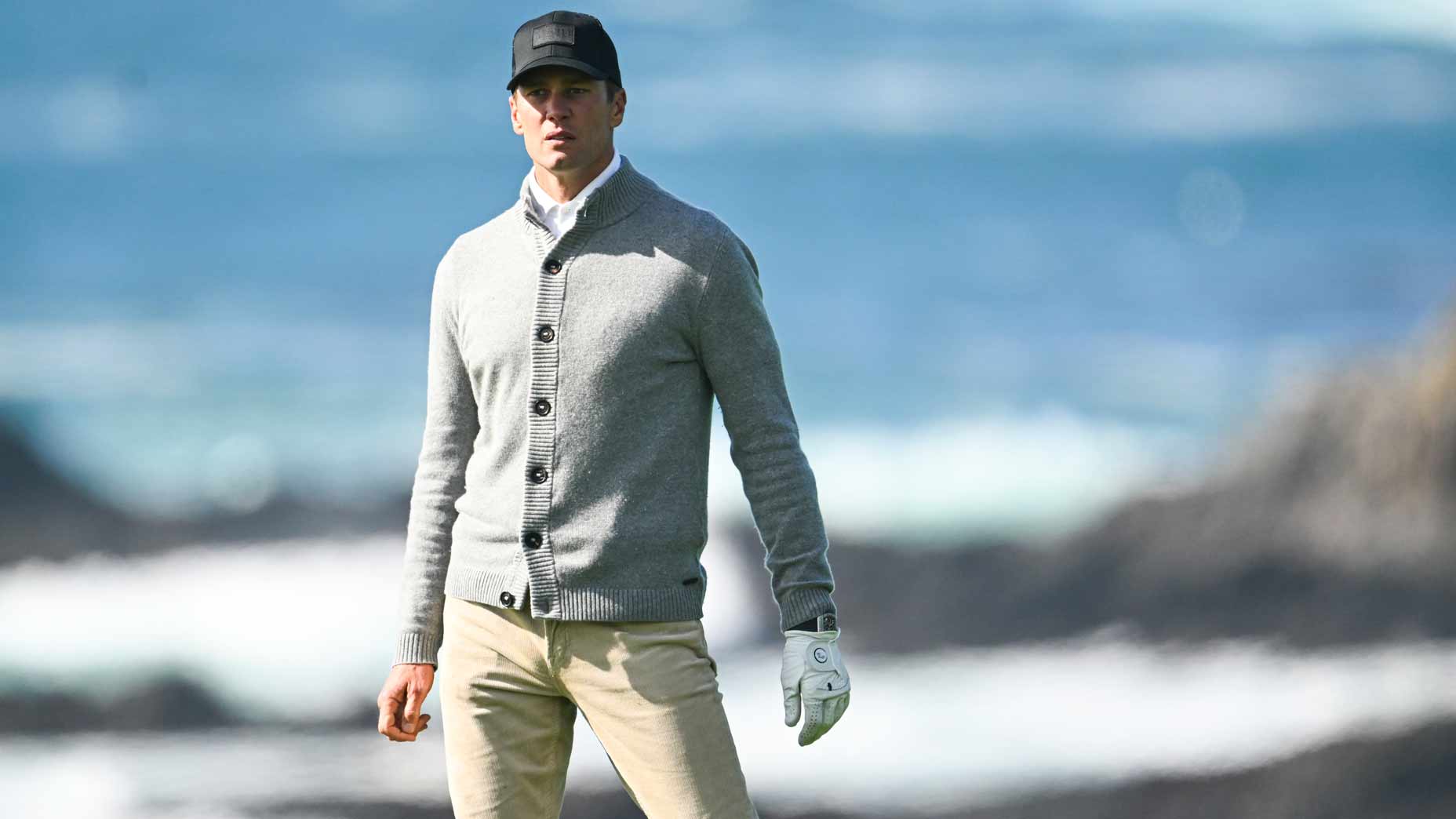 Tom Brady at Pebble Beach.