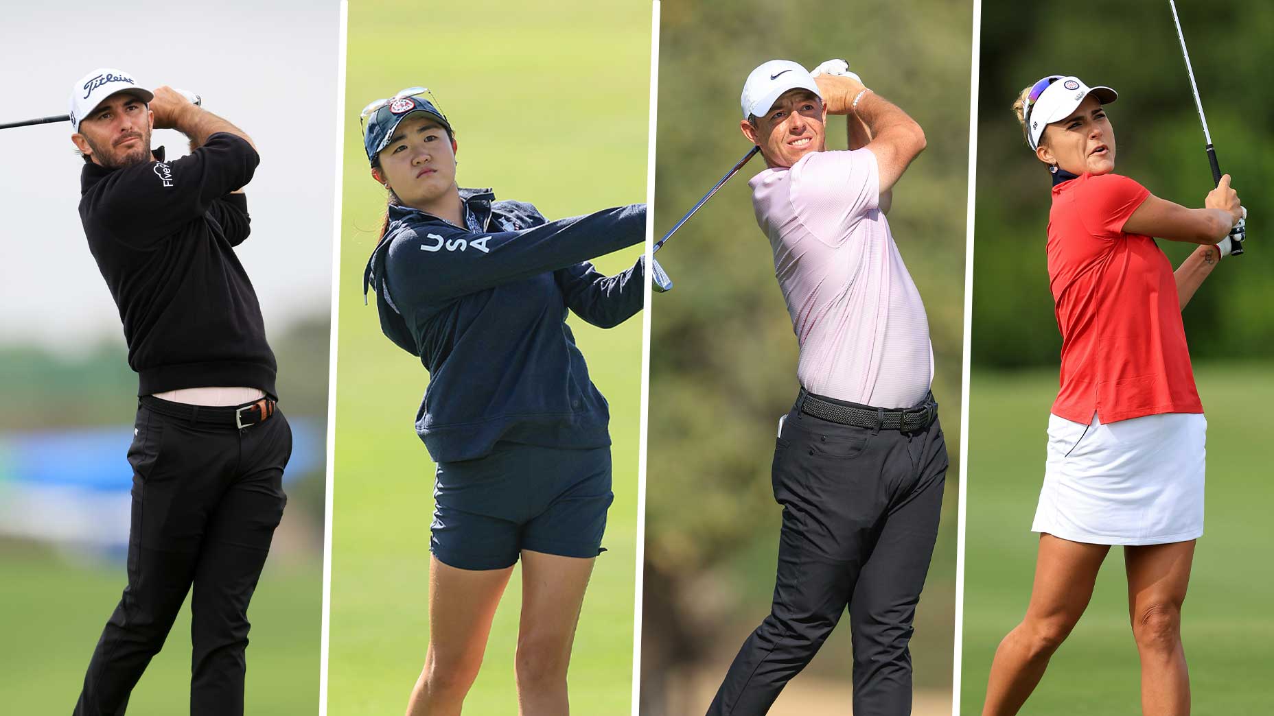 max homa, rose zhang, rory mcilroy and lexi thompson