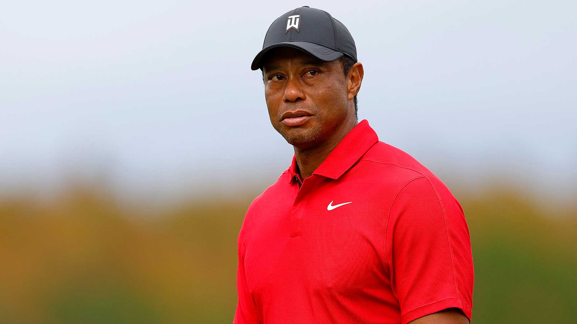tiger woods looks on at the pnc championship