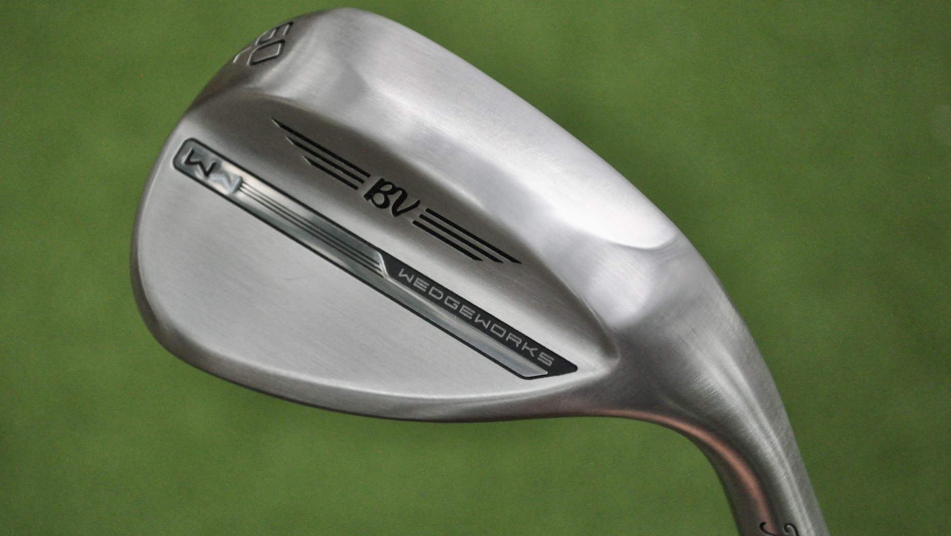 vokey wedgeworks l grind wedge on a golf course