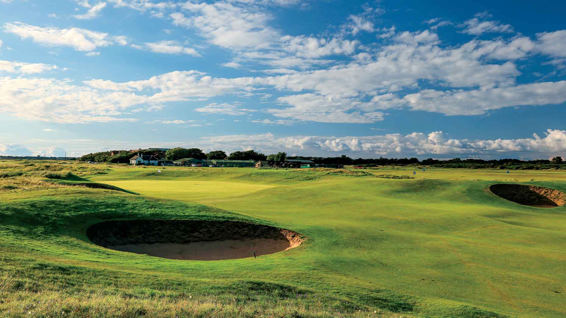 the fifteenth hole at royal troon golf club scenic shot