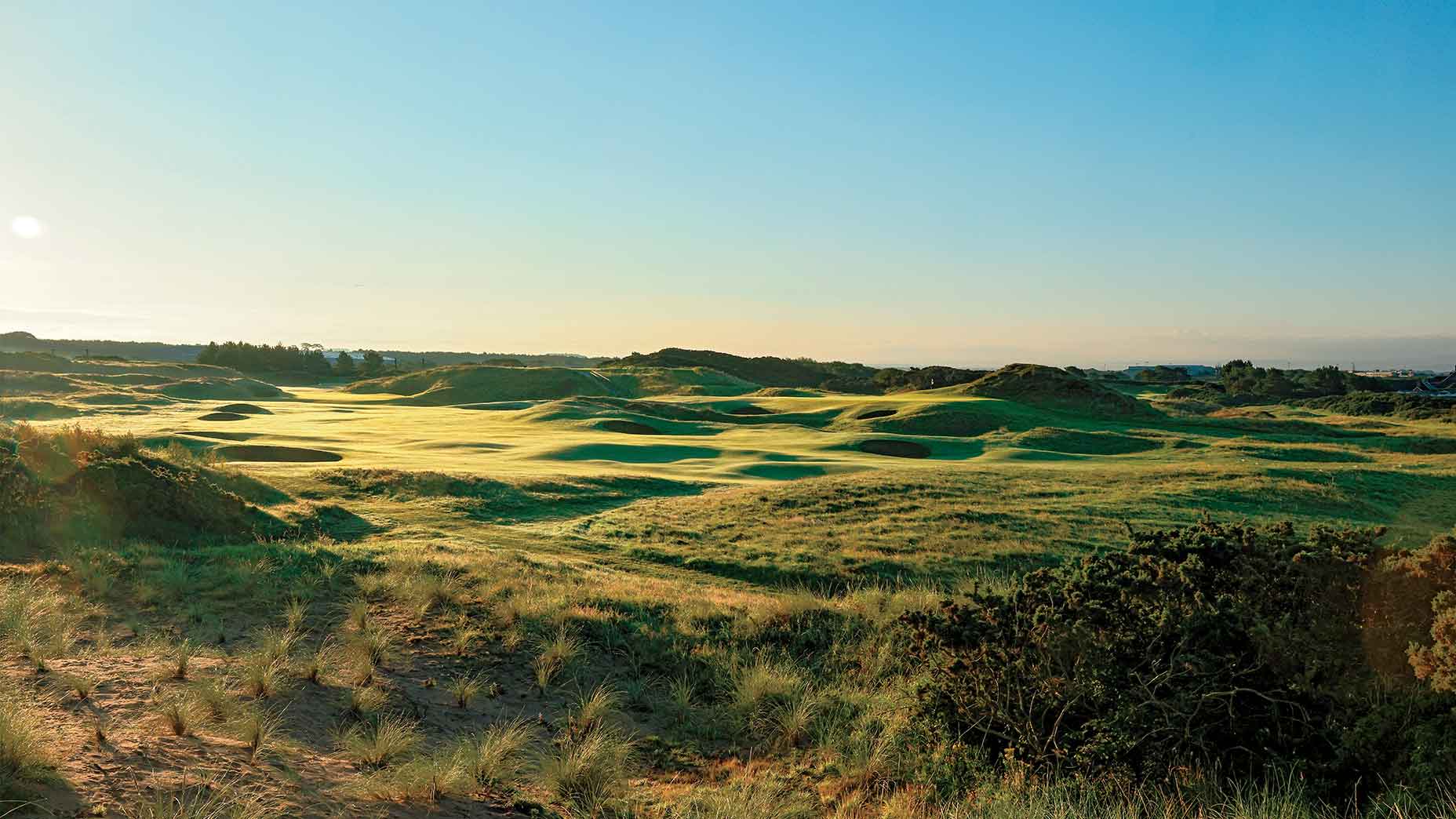 the seventh hole at royal troon golf club scenic shot