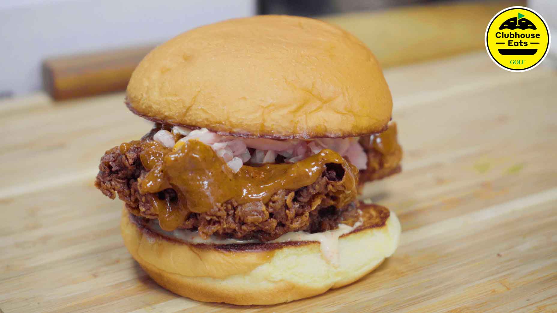 The Carolina hot chicken sandwich from 3's Greenville is a customer favorite.
