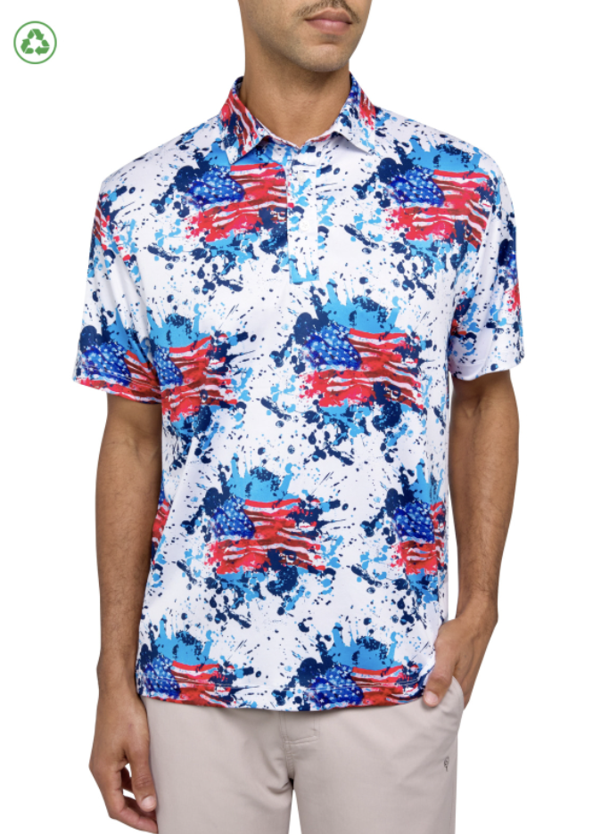 golfers in construct golf polos