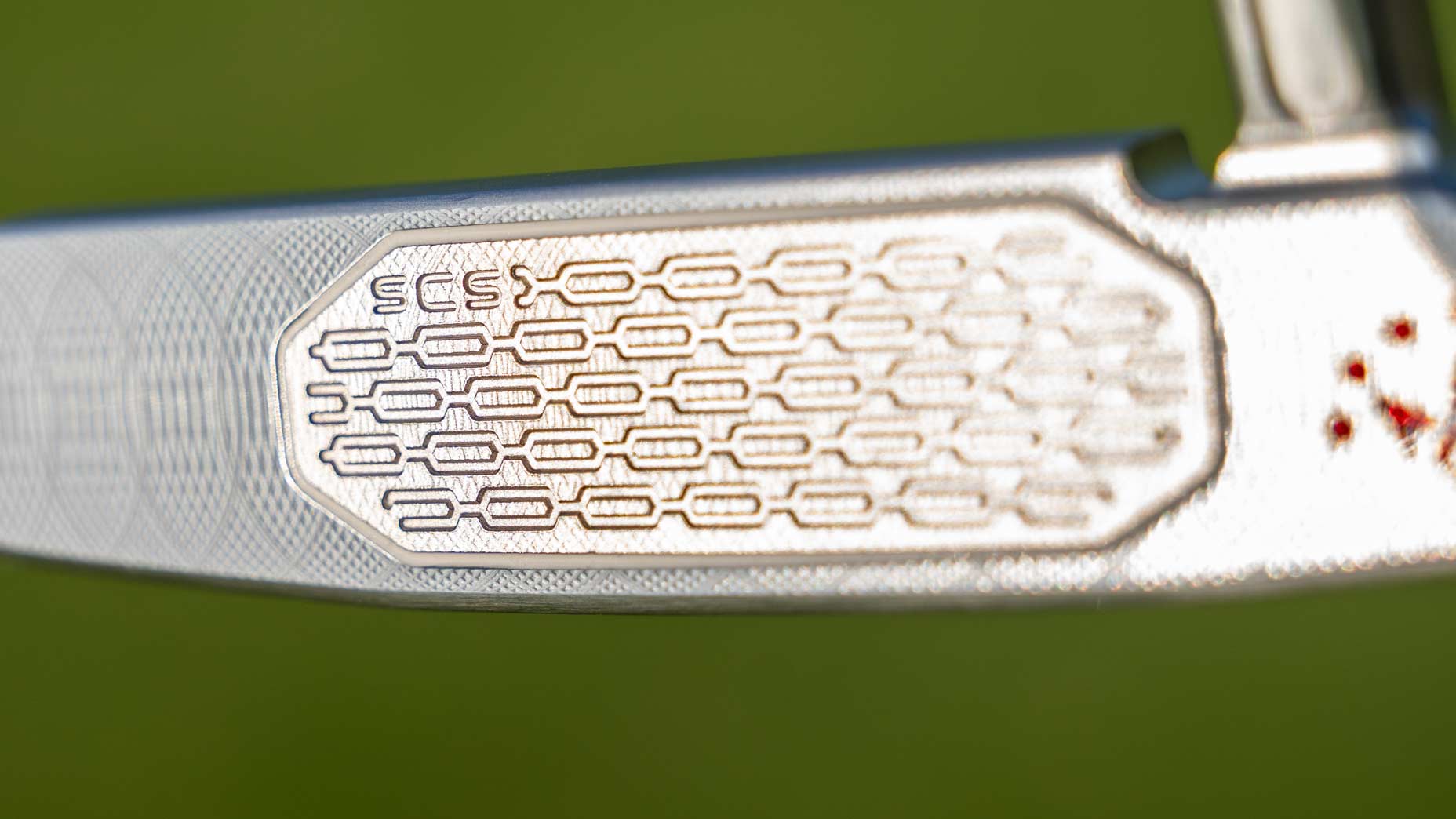 The new SCS insert on the 2025 Scotty Cameron Studio Style putters.