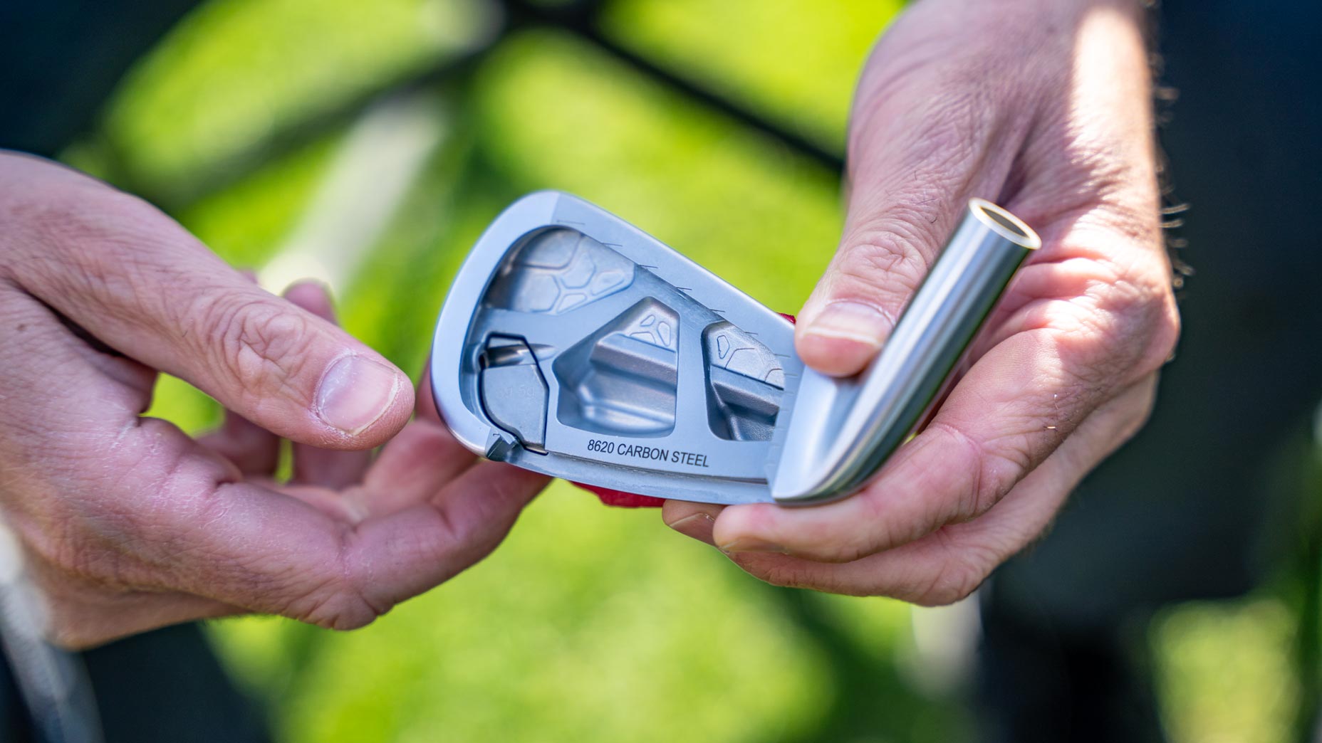 A cutaway of a 2025 TaylorMade P790 iron.