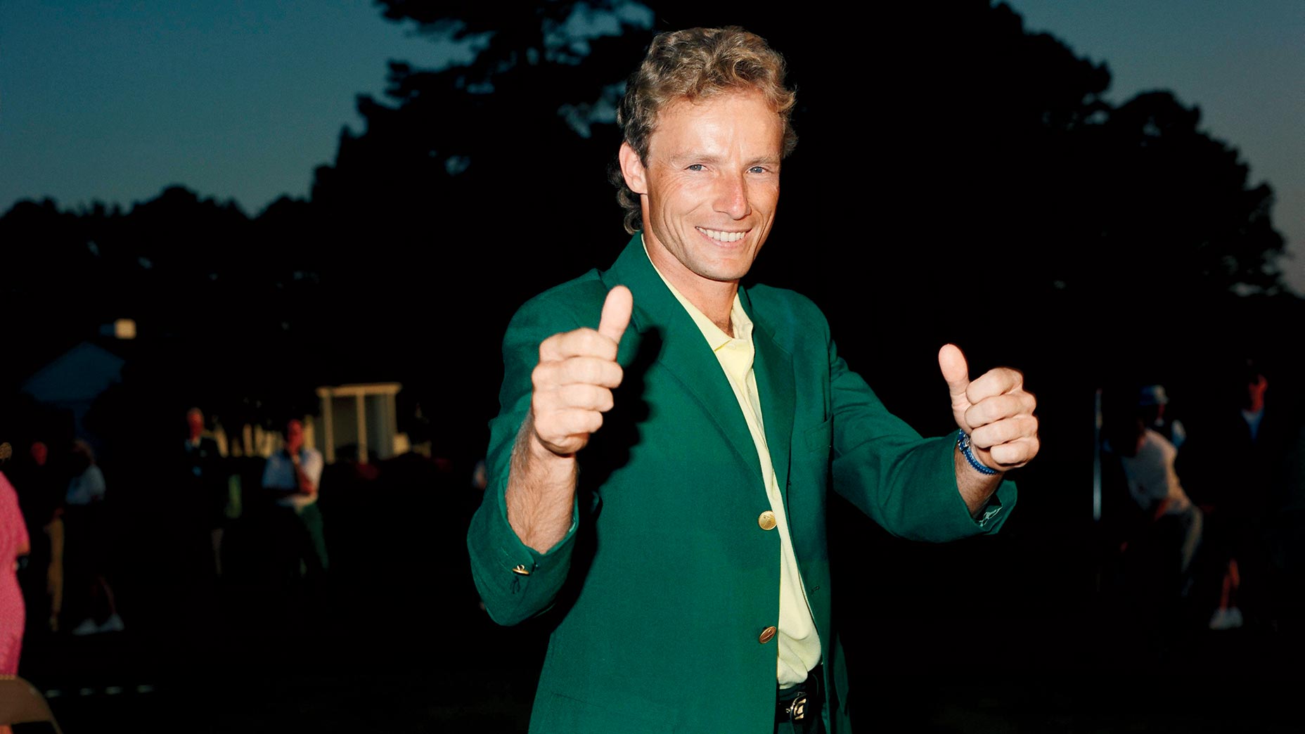Bernhard langer after winning the 1993 masters