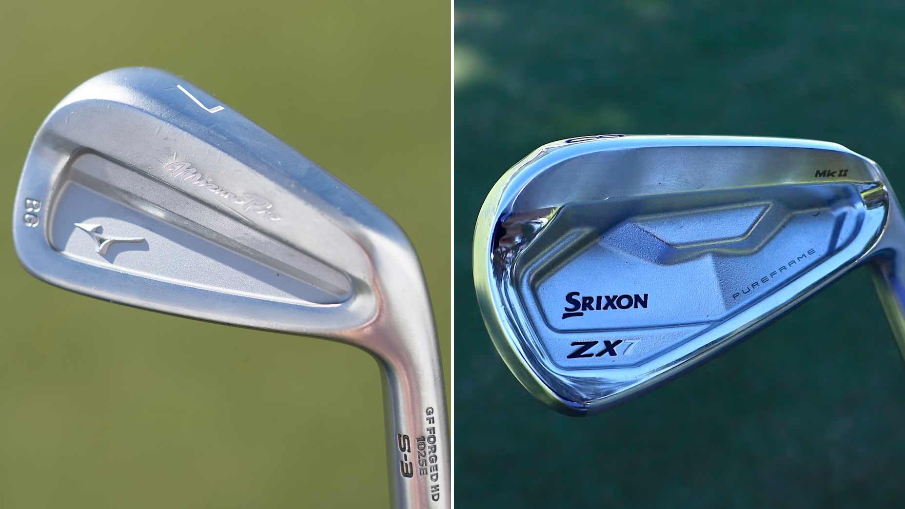 Ben Griffin and Andrew Novak's irons.