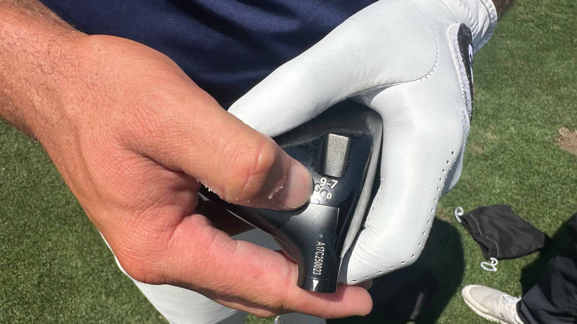 Bryson DeChambeau's LA Golf driver.