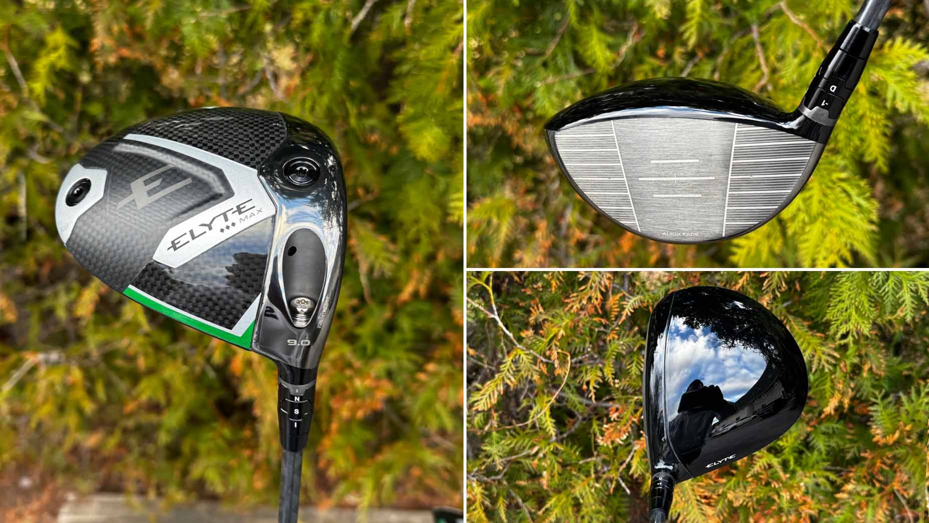 Callaway Elyte Triple Diamond Max from all angles.