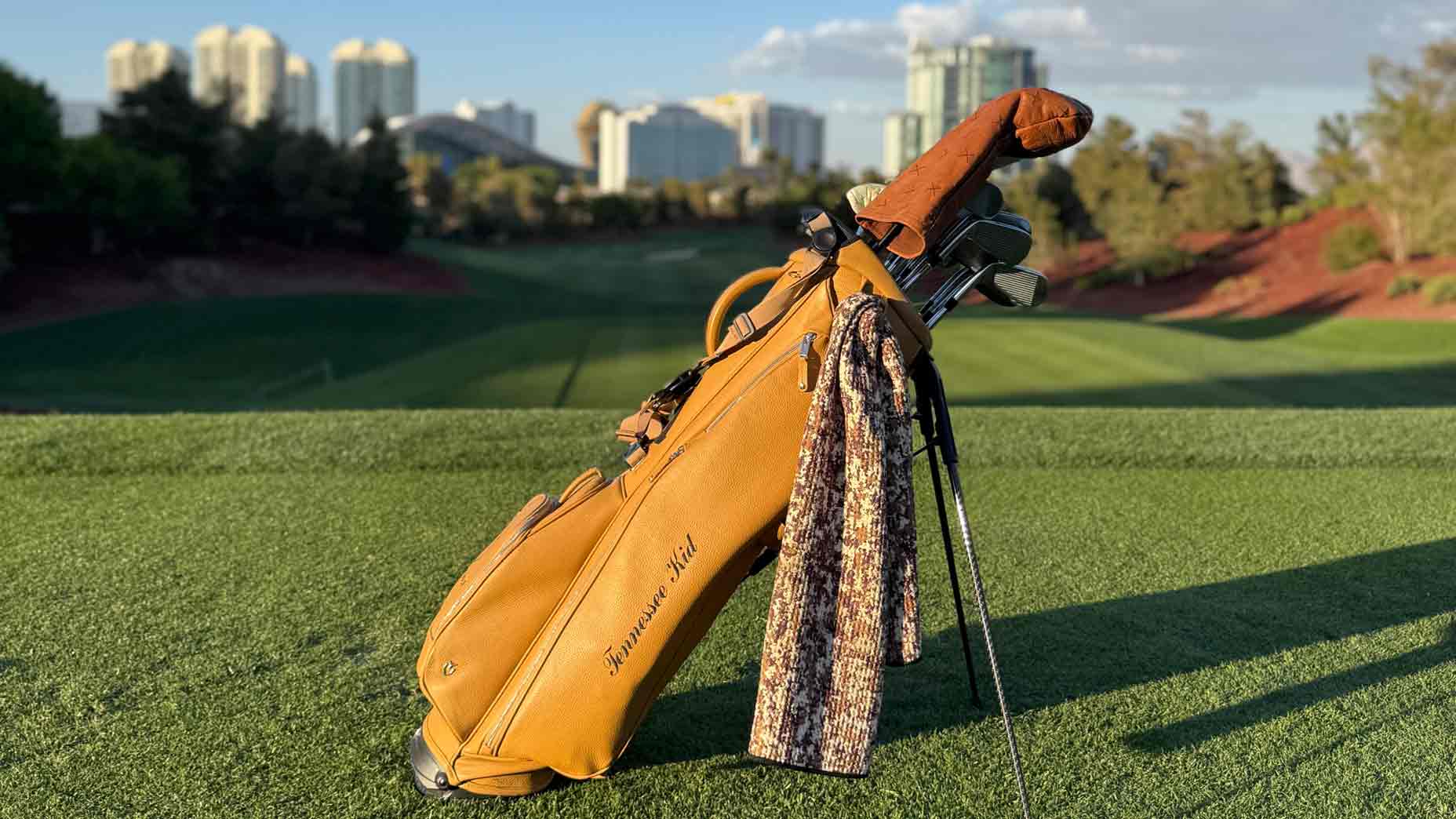 Justin Timberlake has a serious bag that contains some really cool sticks.