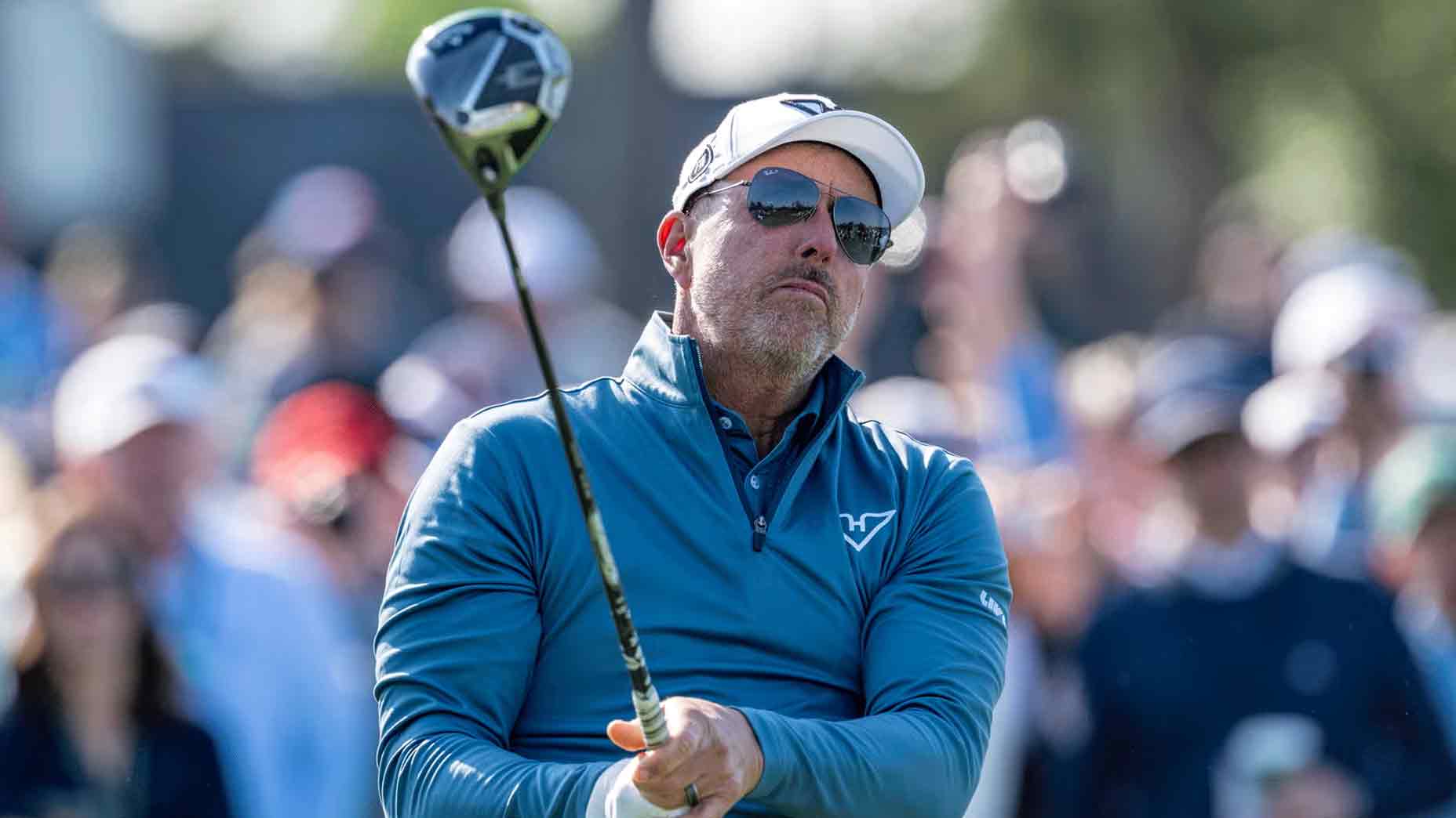 Phil Mickelson had two drivers and two 5-woods in the bag this week at Augusta National.