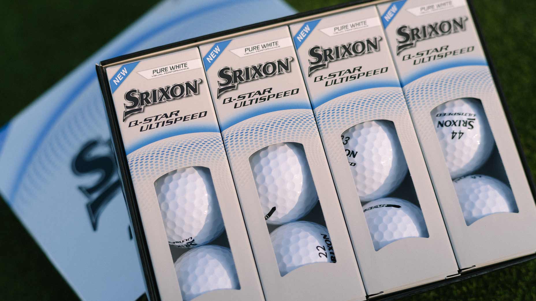 Srixon Q-Star Ultispeed golf balls.