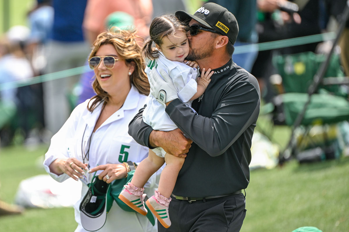 The Day family at the Par-3 Contest