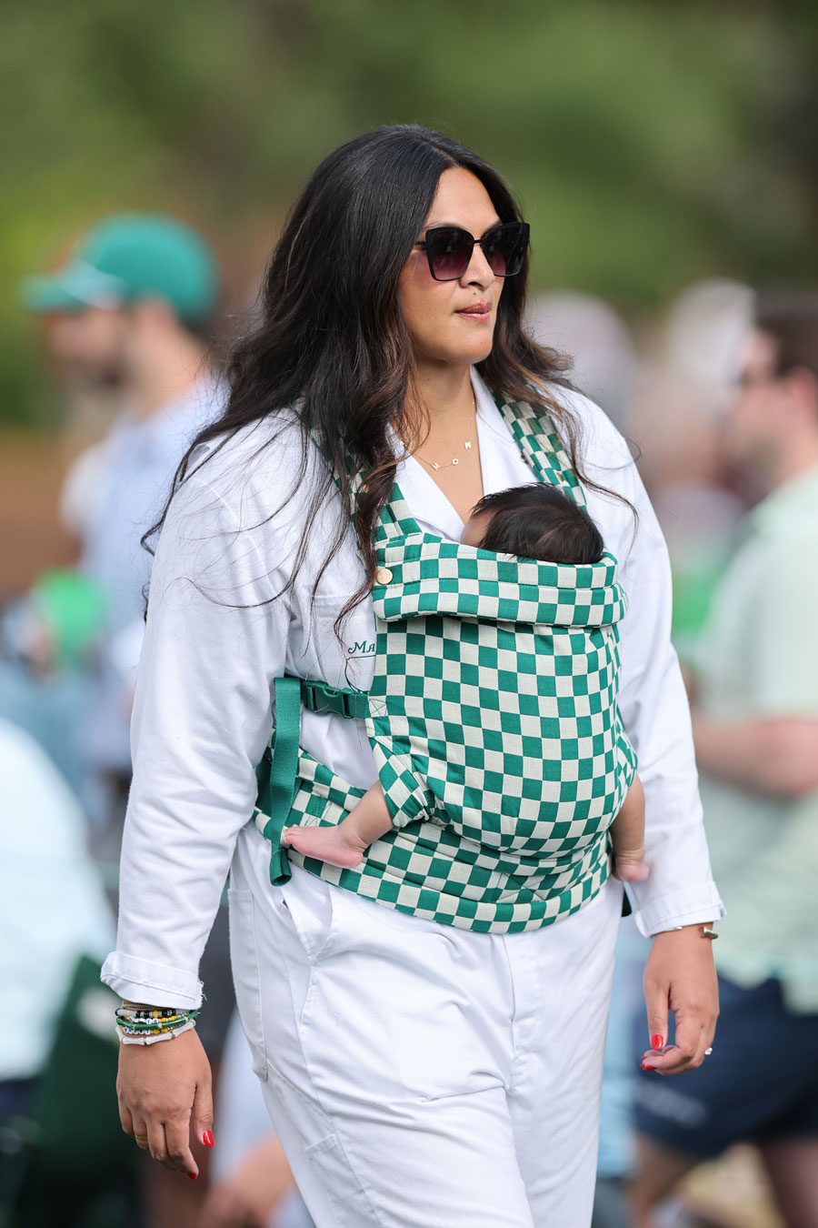 The Finau family at the Par-3 Contest