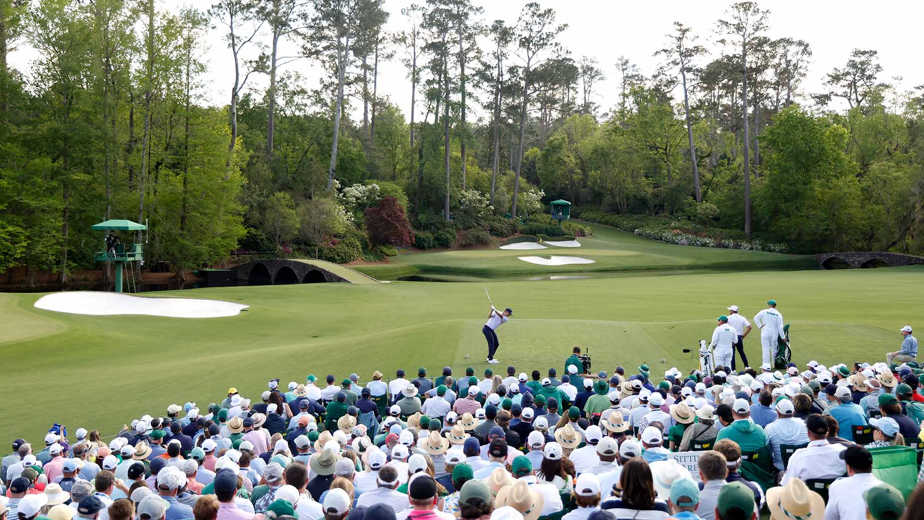justin rose hits a shot on masters saturday. see the full 2025 Masters purse and payout info here.