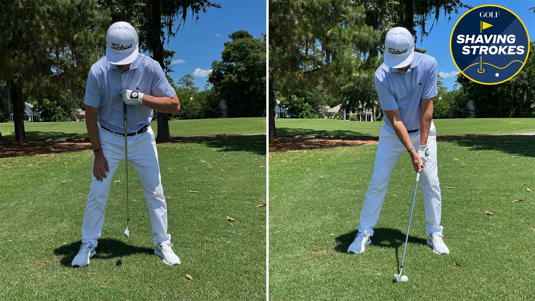 joe plecker demonstrates how to find the center of your stance