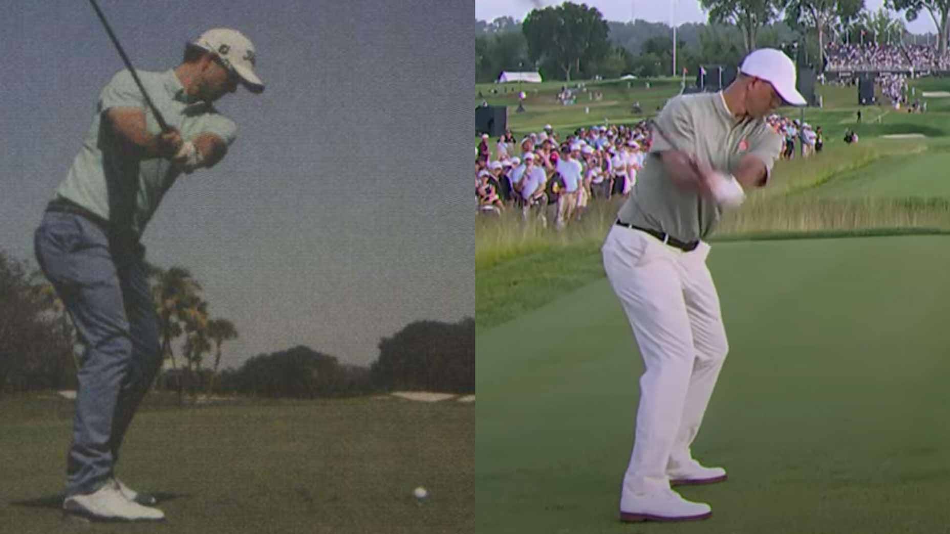 Adam Scott backswing comparison