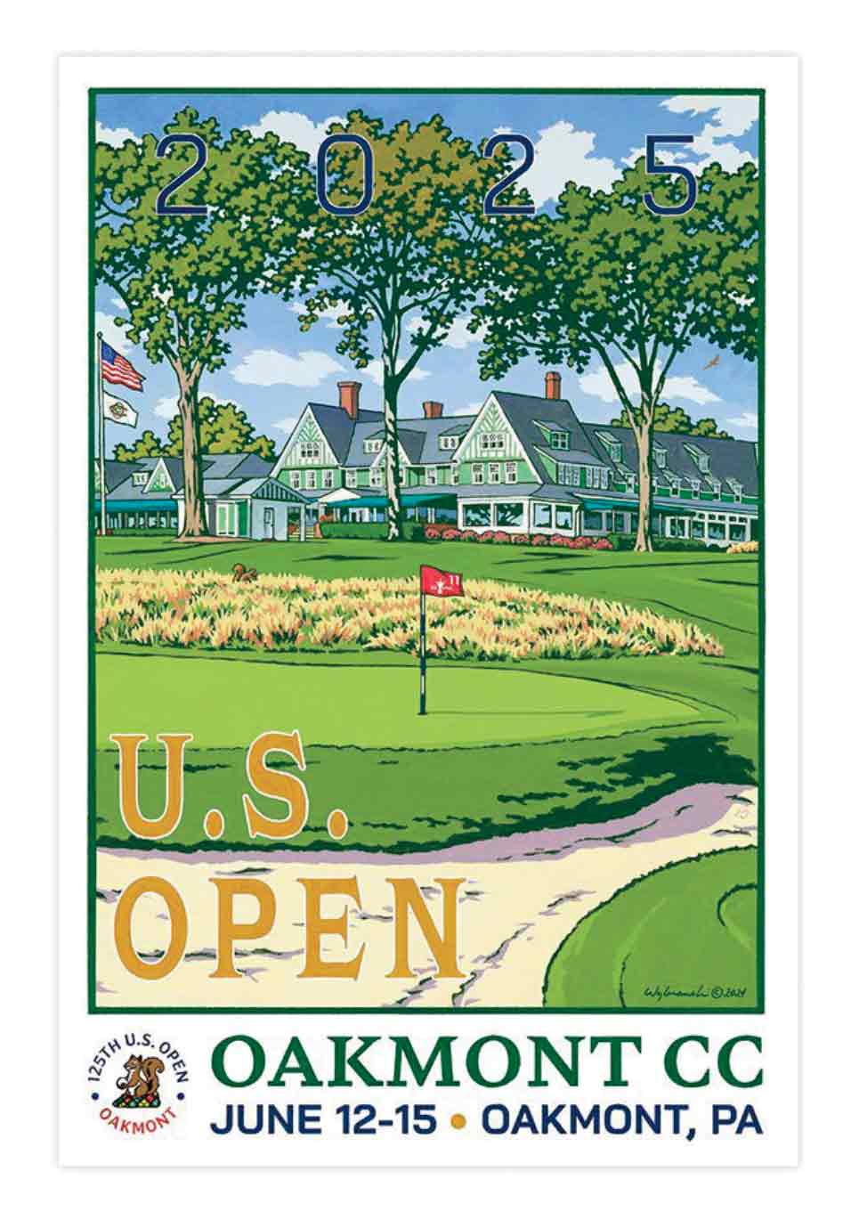 Oakmont U.S. Open poster