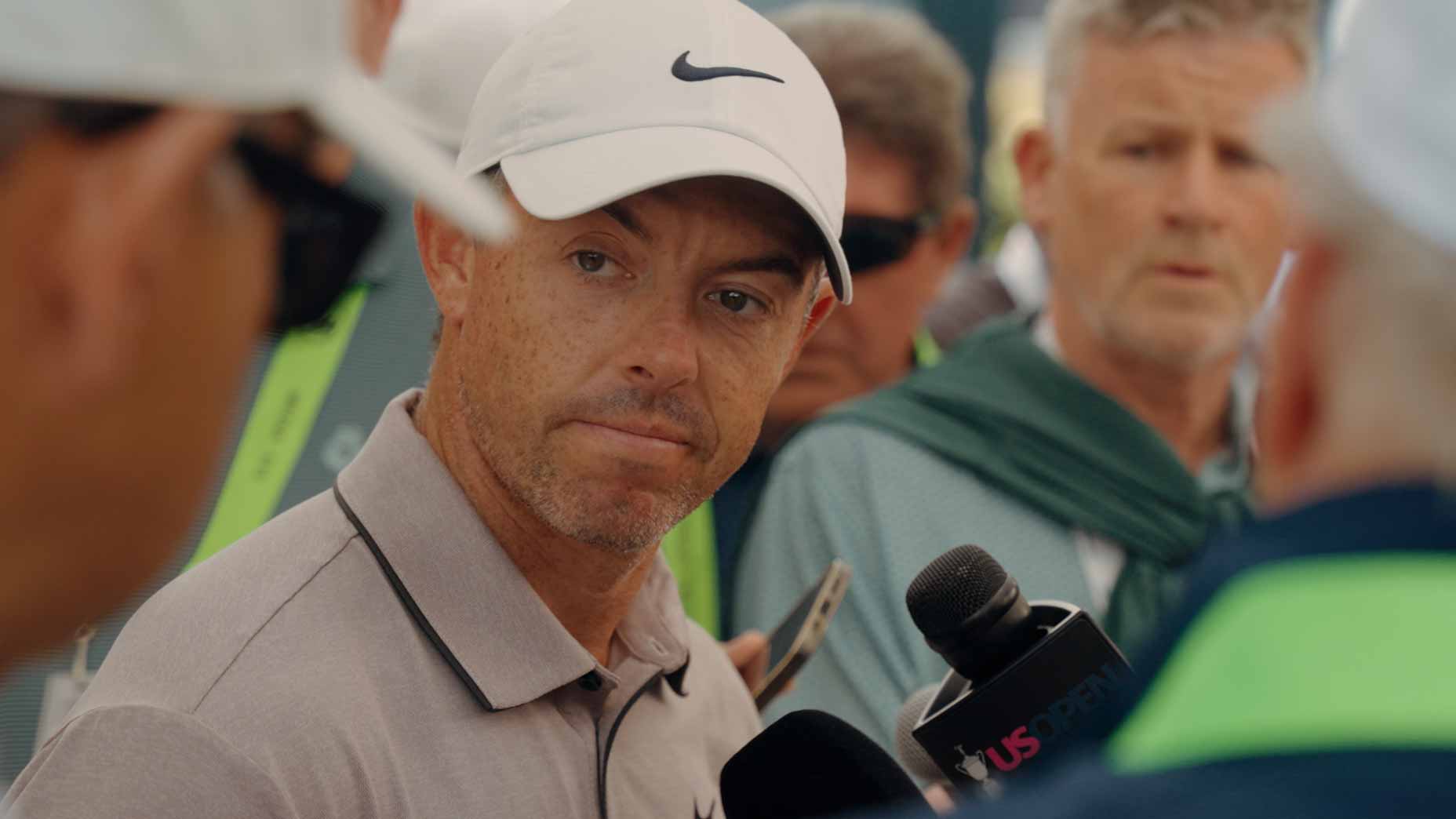 Rory McIlroy at the 2025 U.S. Open.