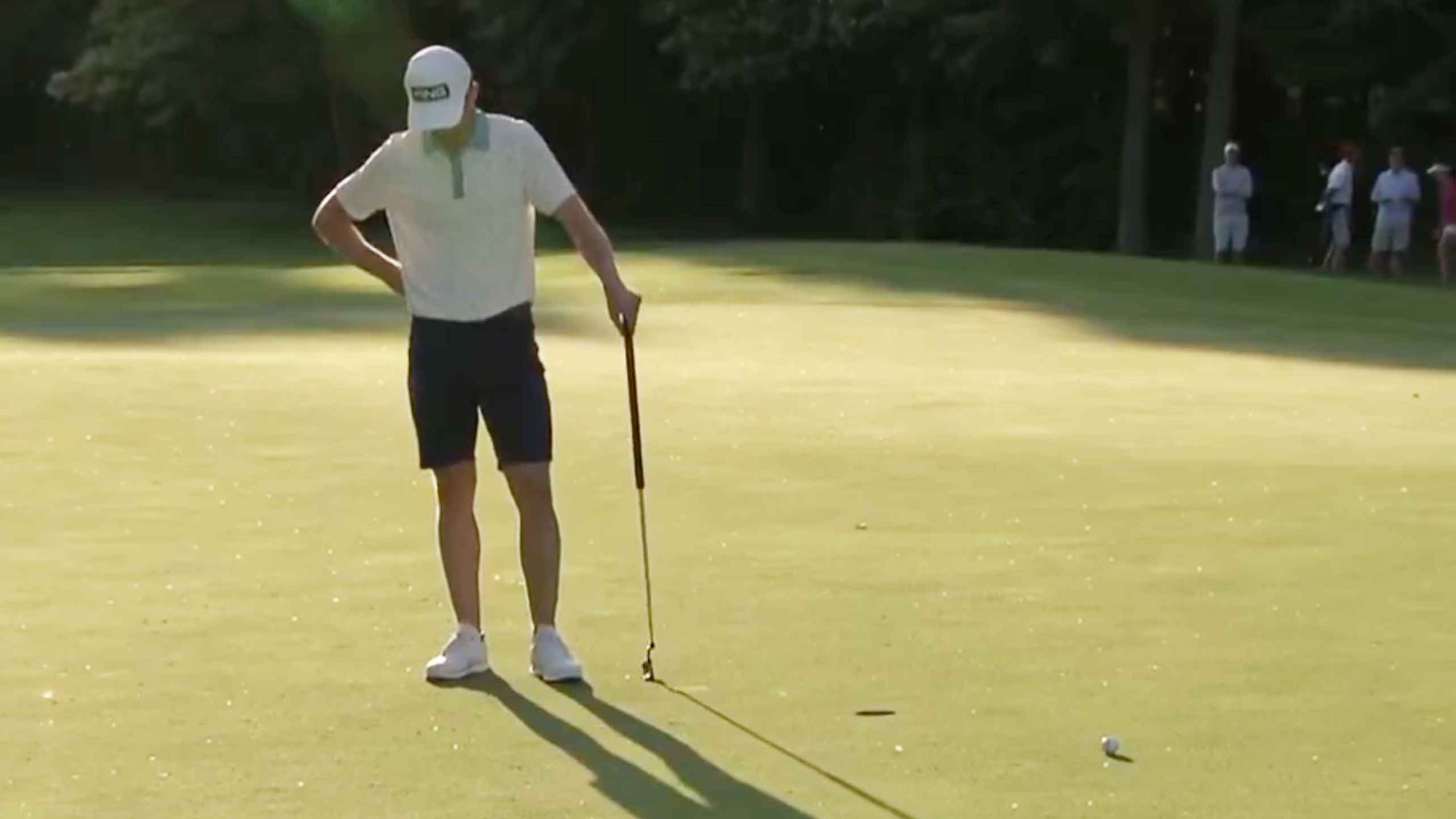 jim knous missing a short putt on final hole of us open qualifying
